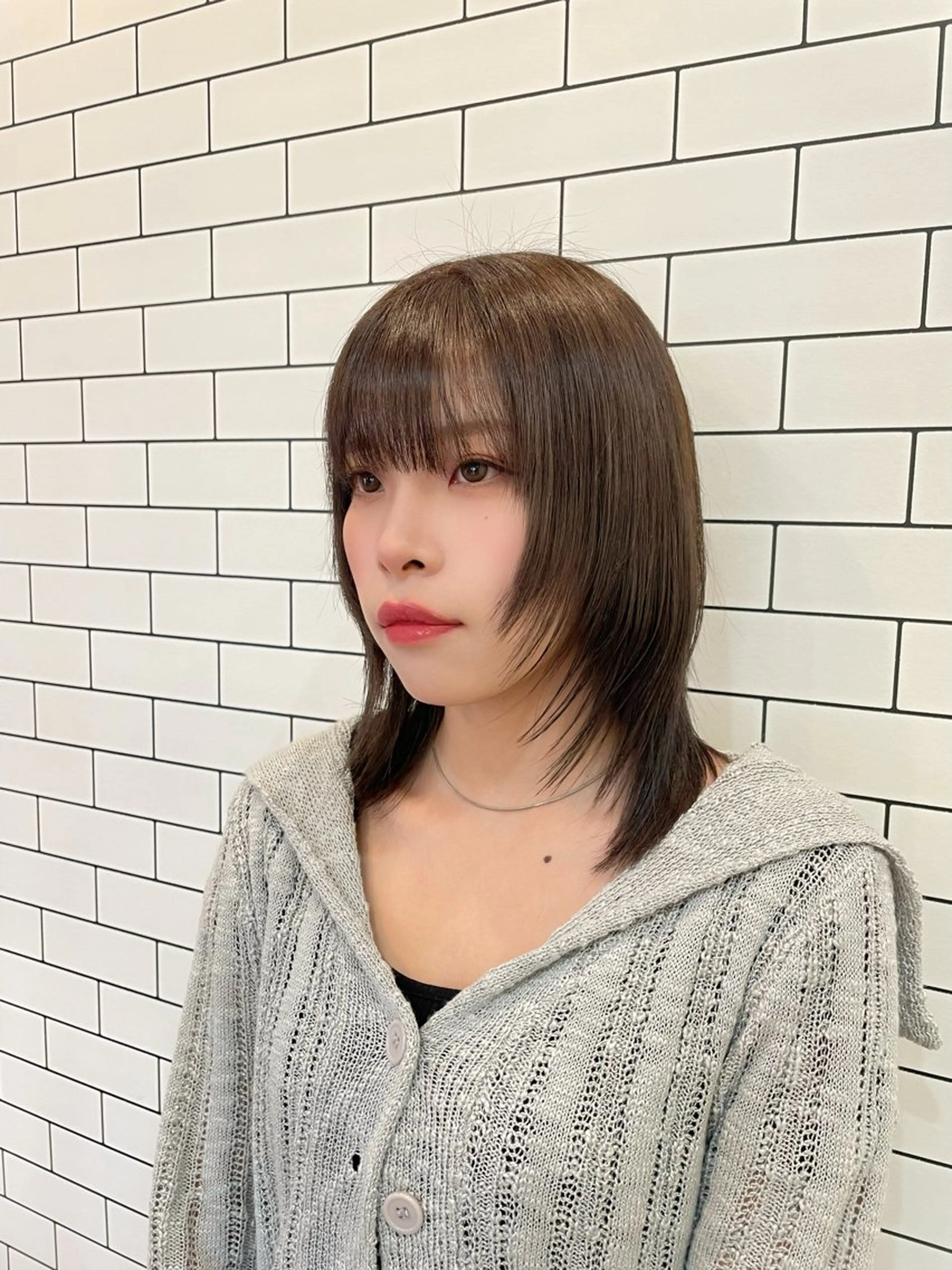 ミディアム カット ヘアカラー トリートメント ﾅﾂﾐ/韓国ヘア/ レイヤーカット🎀のその他イメージ