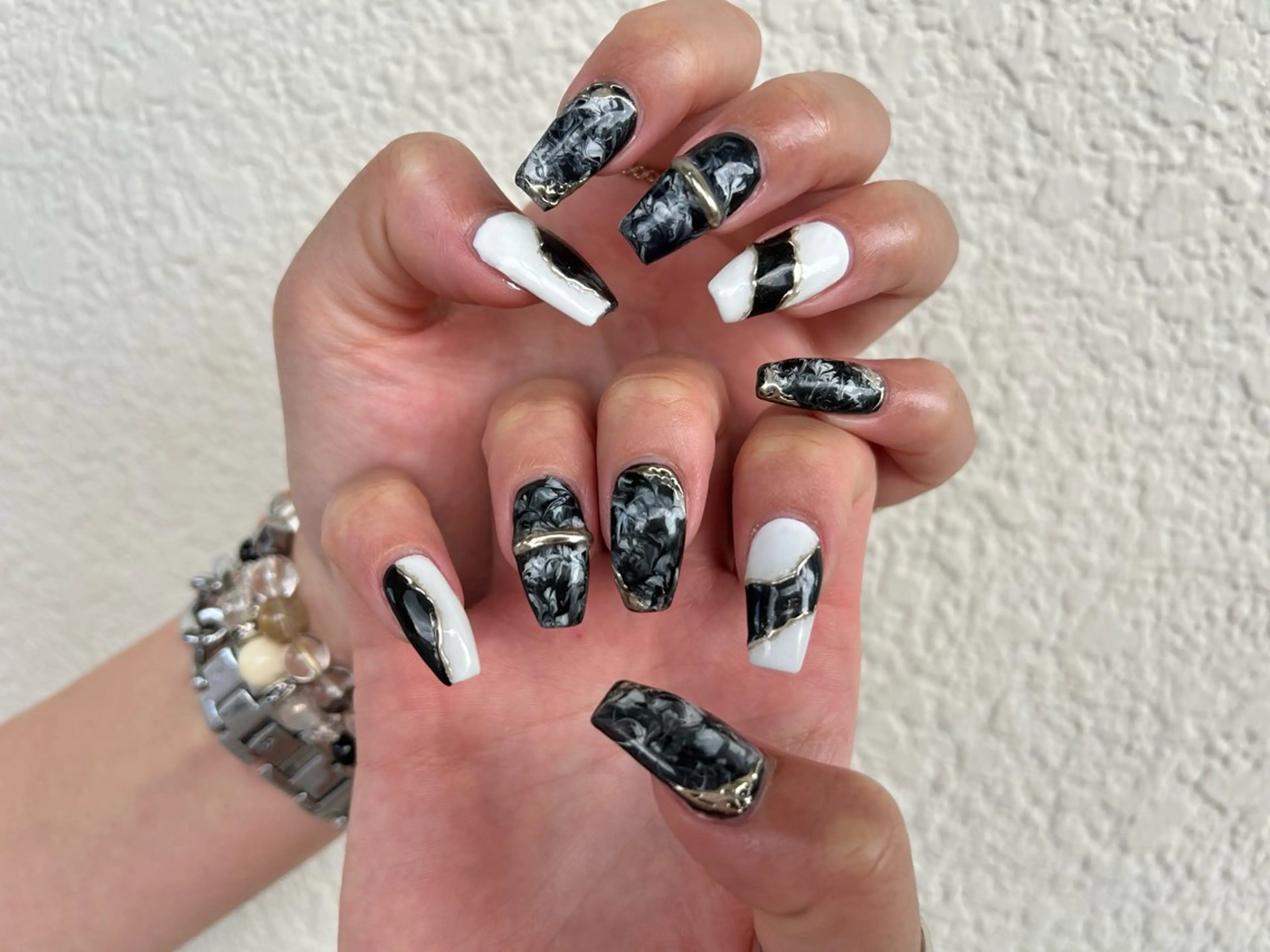 ロング ネイル ハンドネイル フットネイル ✴︎ Delightのネイルデザイン