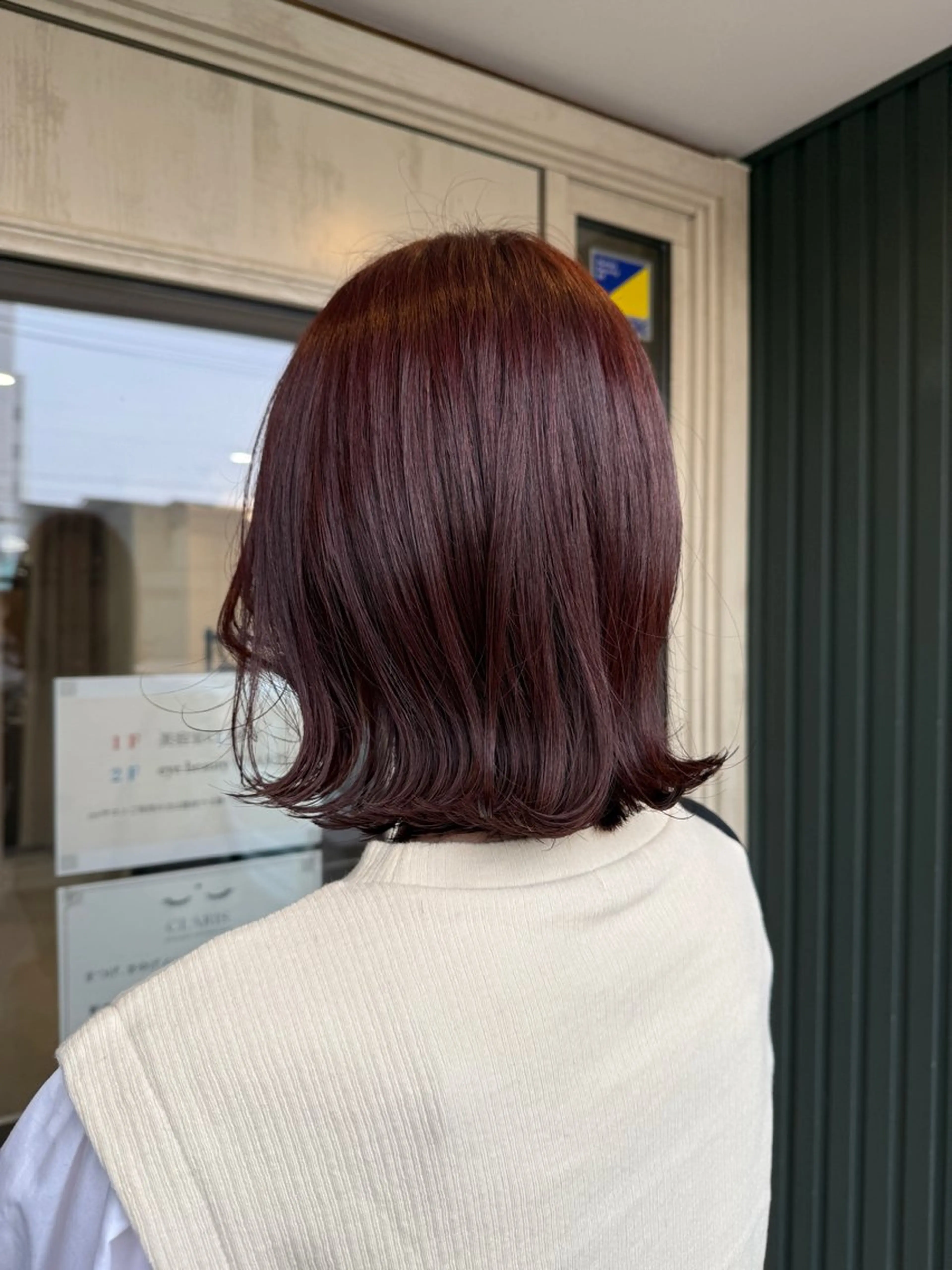 ミディアム ボブレイヤー ボブ 顔まわりレイヤー レイヤーカット 酒井 成貴のヘアスタイル