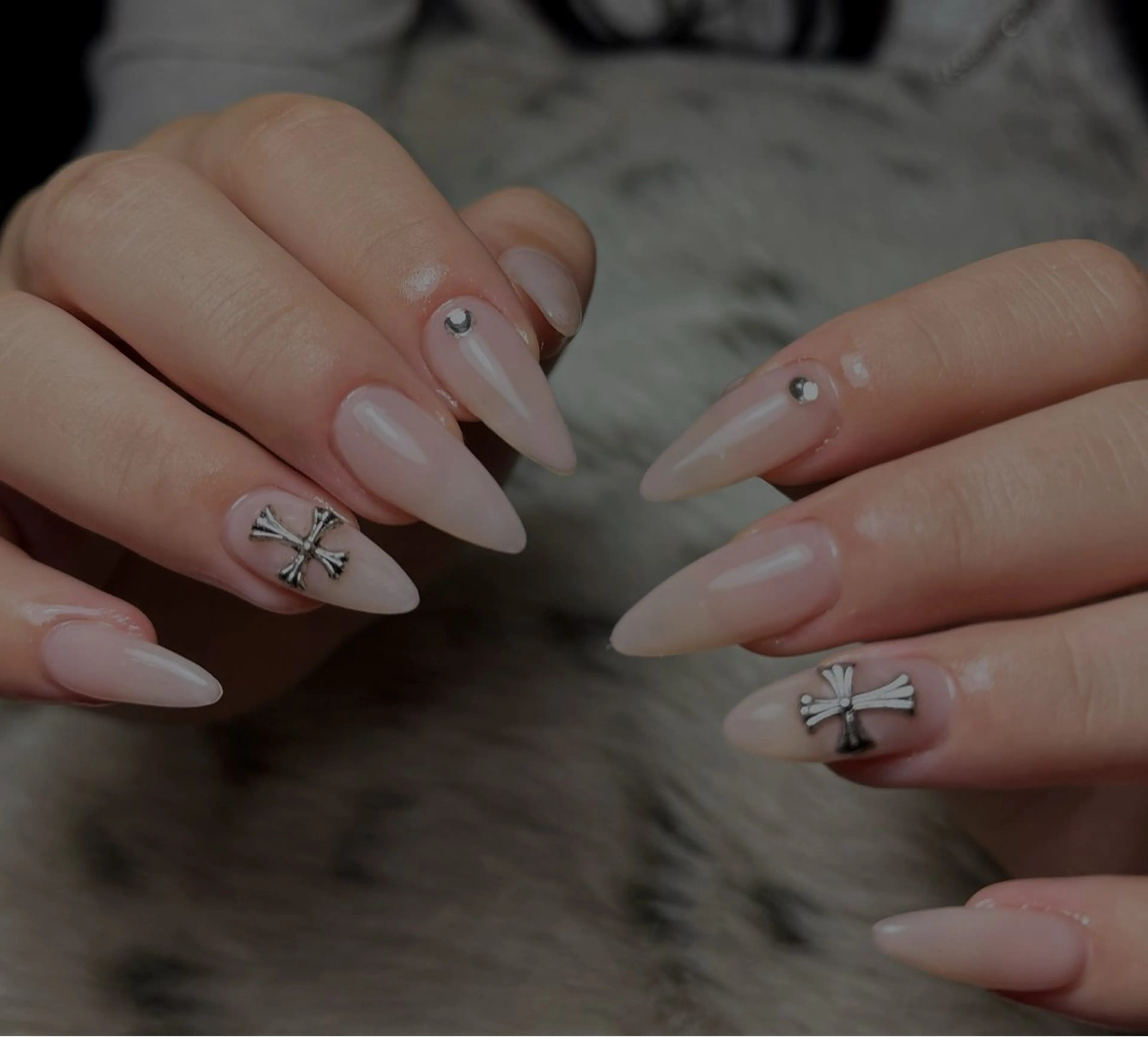 ネイル 長さ出し ジェルネイル メンズネイル ネイルチップ ハンドネイル マイムネイル所属・MIMnail メンズネイリストのネイルデザイン