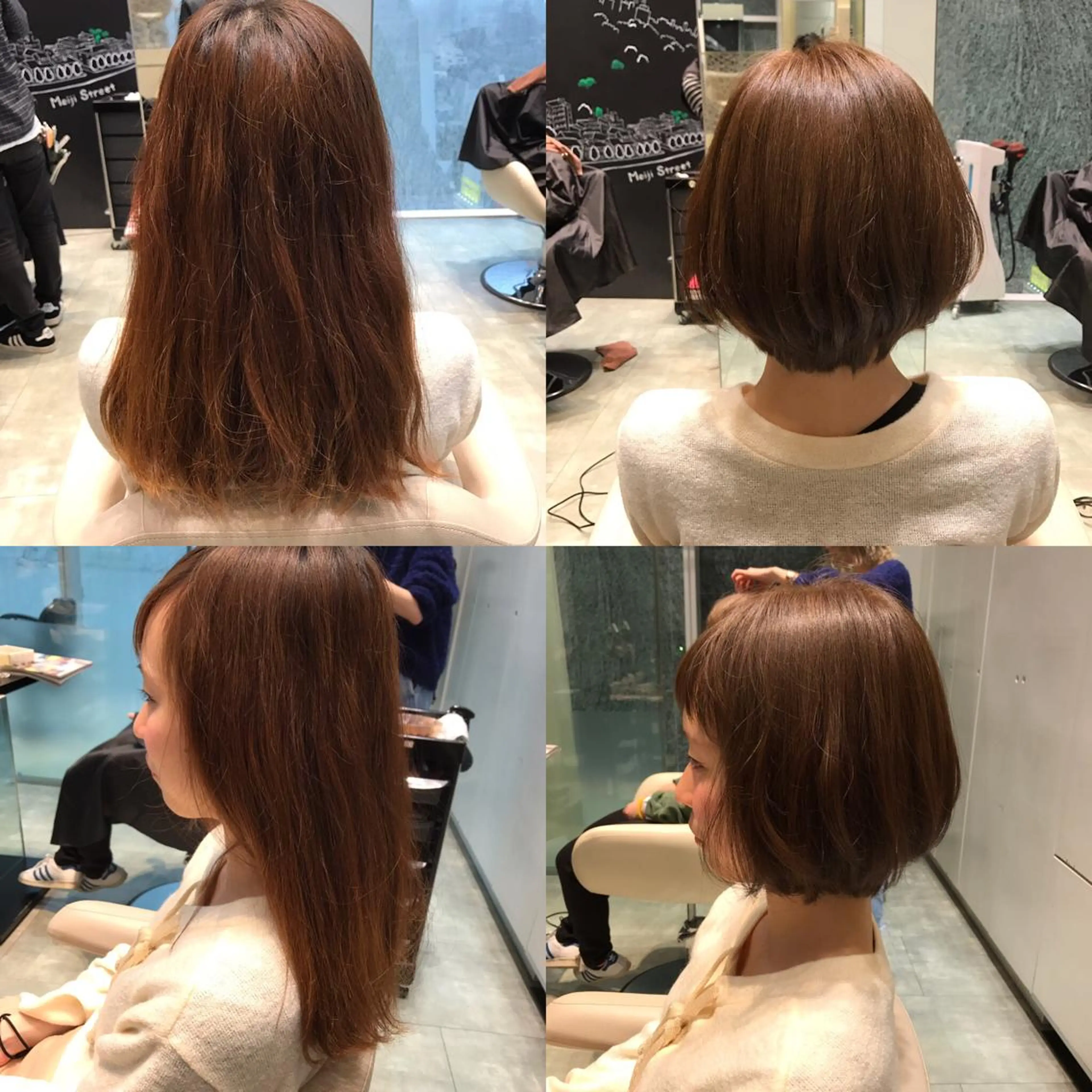 ショート カラー ヘアアレンジ Re:ta KANZOのヘアスタイル