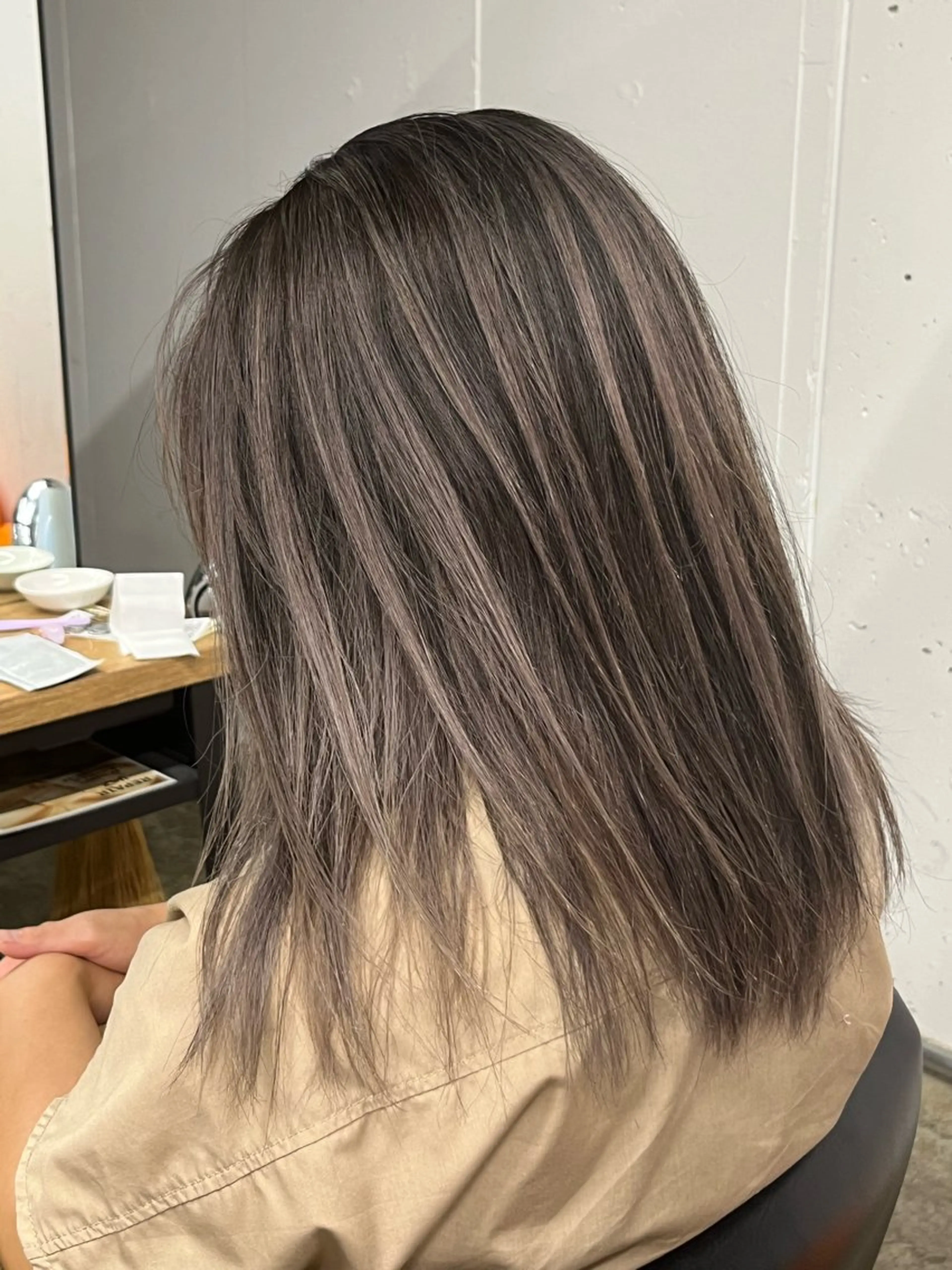 セミロング レイヤーカット わたる /カットモデル募集のヘアスタイル