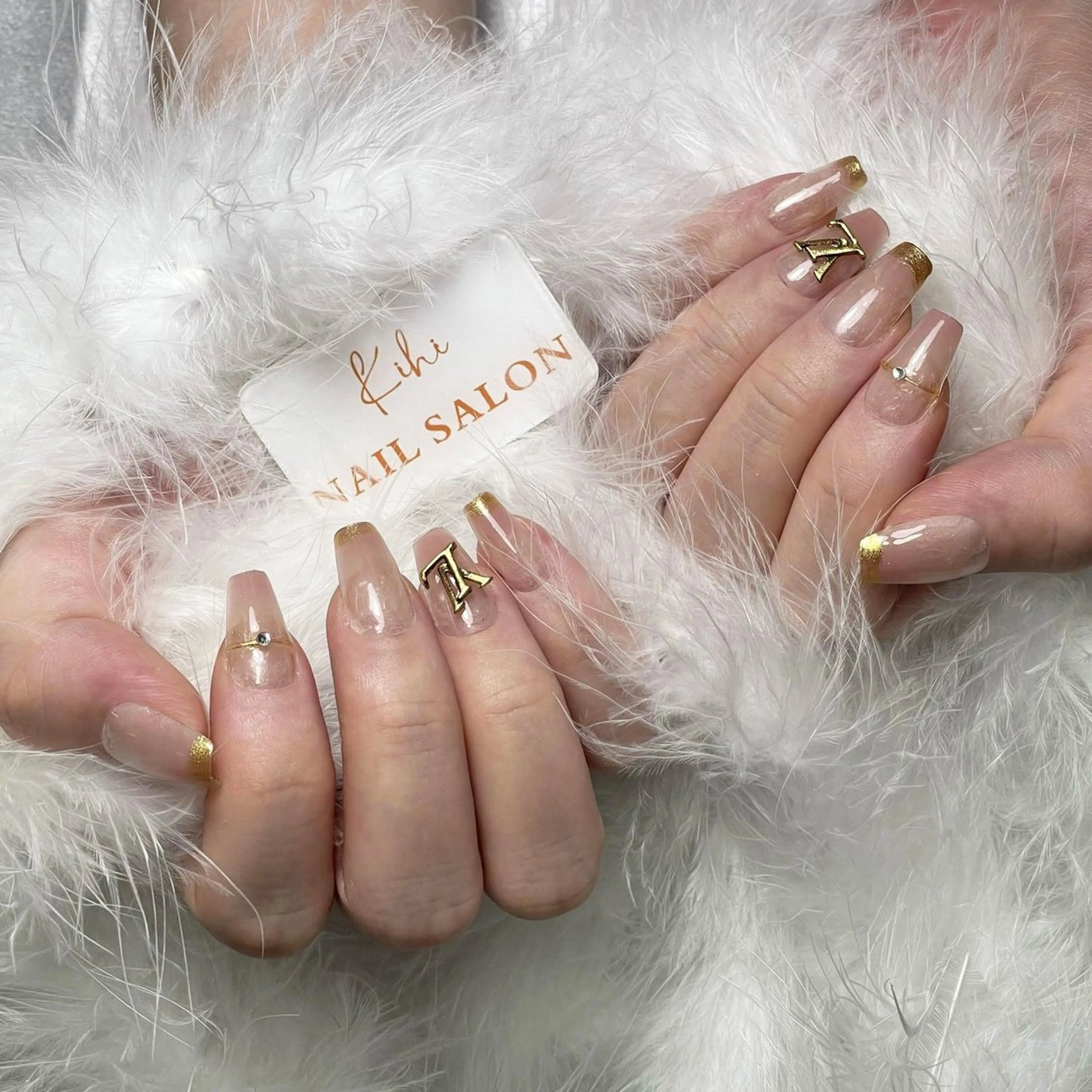 ネイル アートネイル フレンチネイル ジェルネイル グラデーション 韓国ネイル ハンドネイル ハンドケア さくら💮💮 【オフ無料】のネイルデザイン