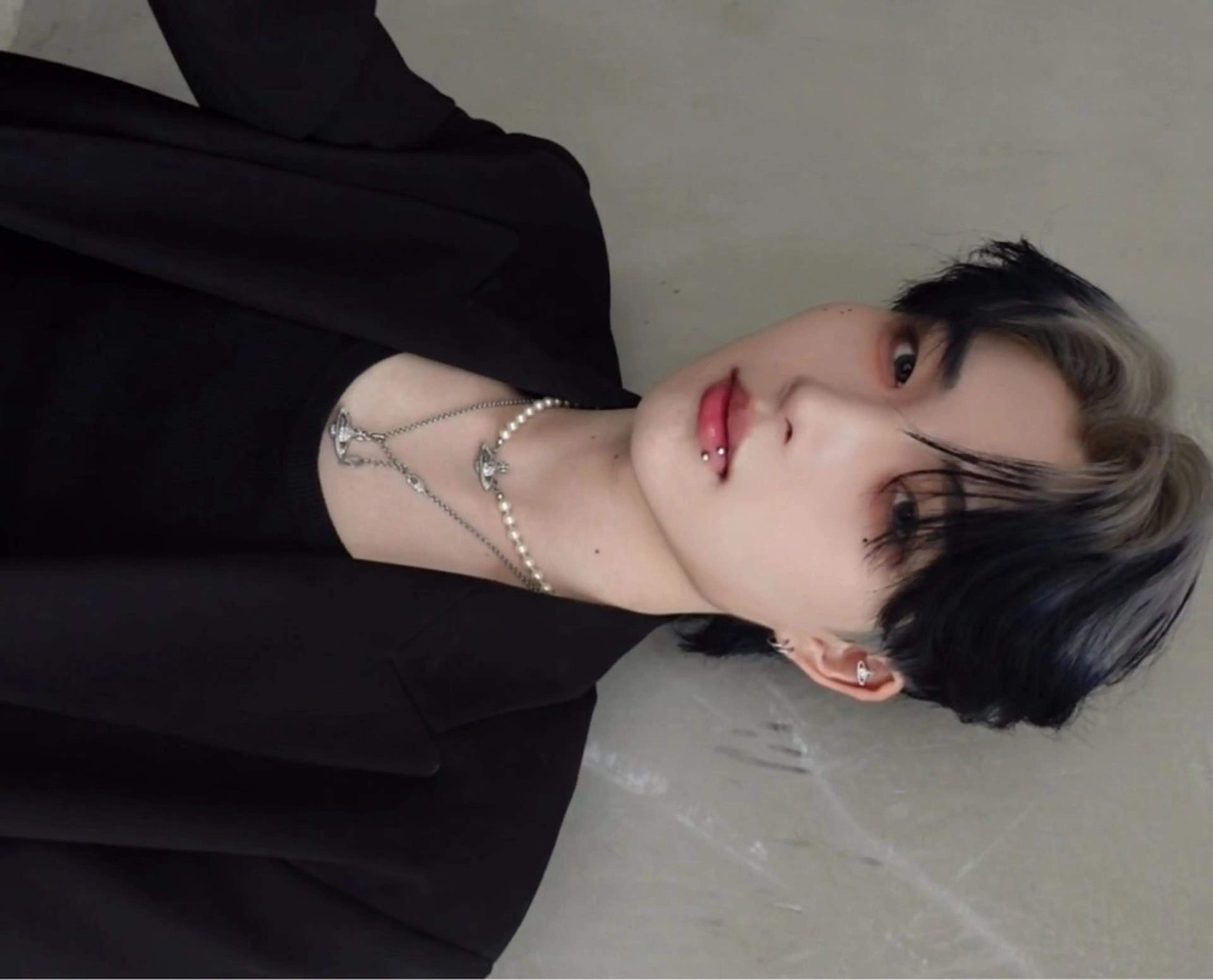 メンズ センターパート ヘアカラー 今だけ超特価 🌟蓮夢🌟のヘアスタイル