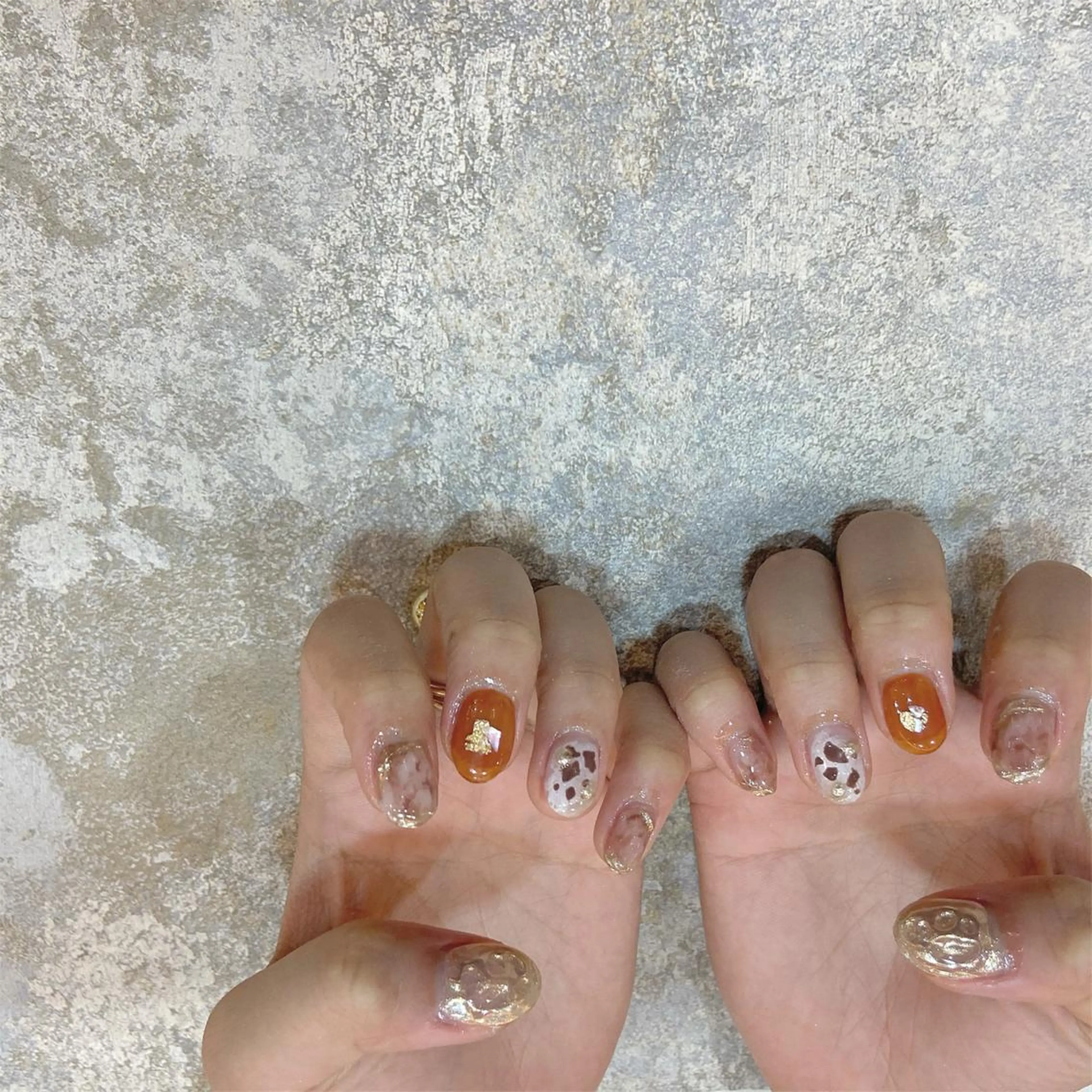 ネイル ハンドネイル 𝕄𝕚𝕪𝕦🤍 自由が丘⌇パラジェルのネイルデザイン