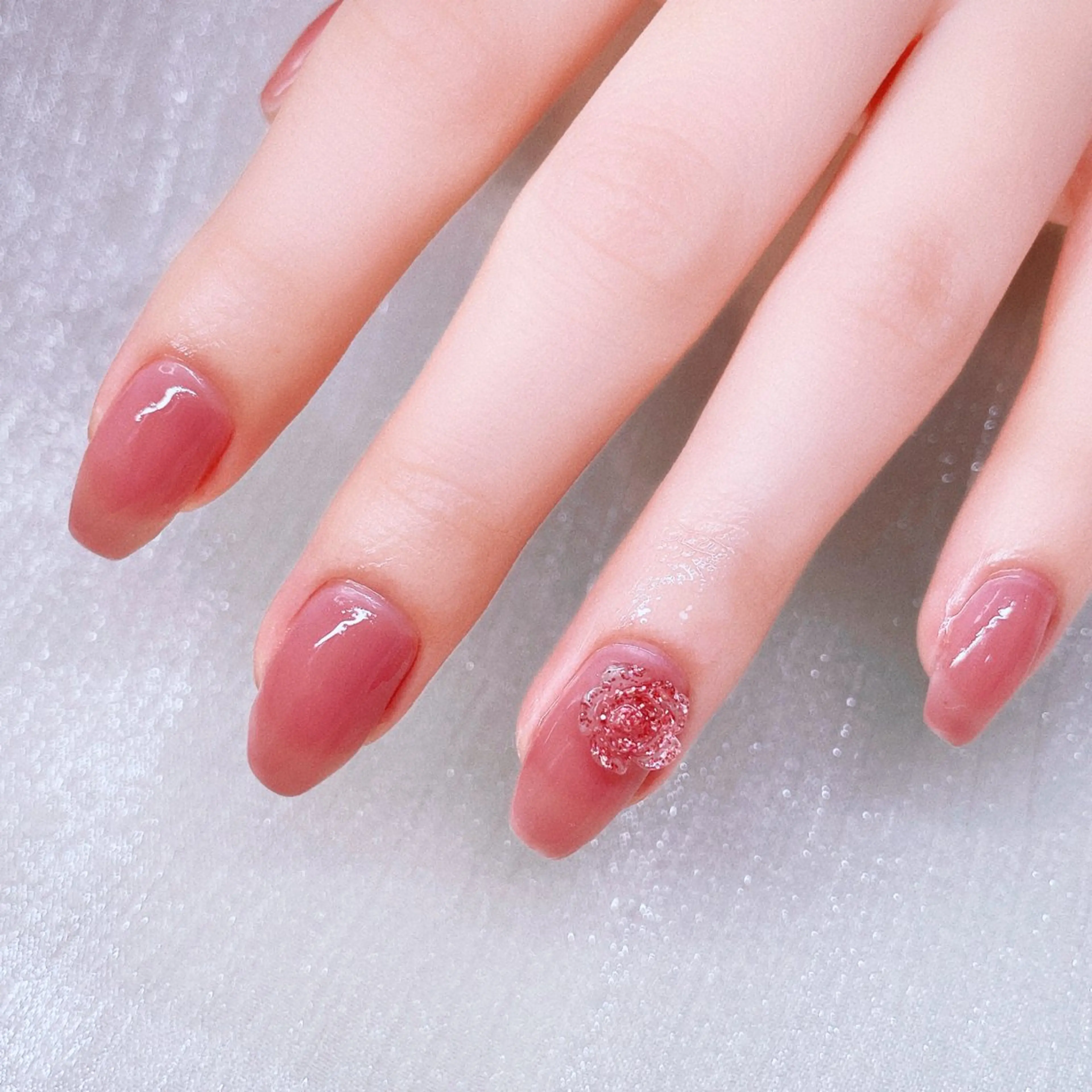 ネイル 長さ出し ハンドネイル Nailist SUZU所属・Nailist suzuのネイルデザイン