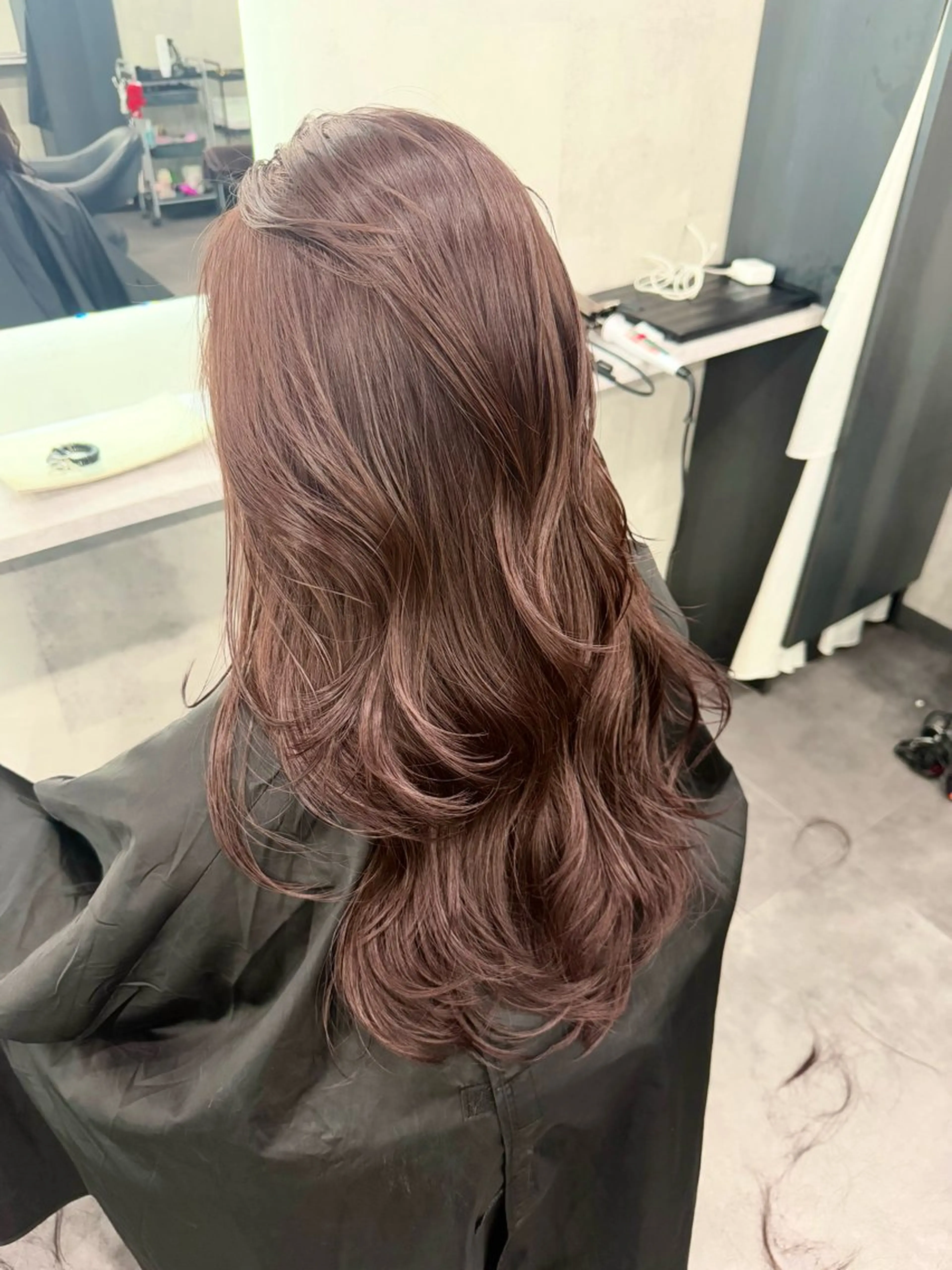 セミロング LAVEL 渋谷 髪質改善 レイヤーカット所属・💖艶髪/韓国ヘア 💖asukaのヘアスタイル