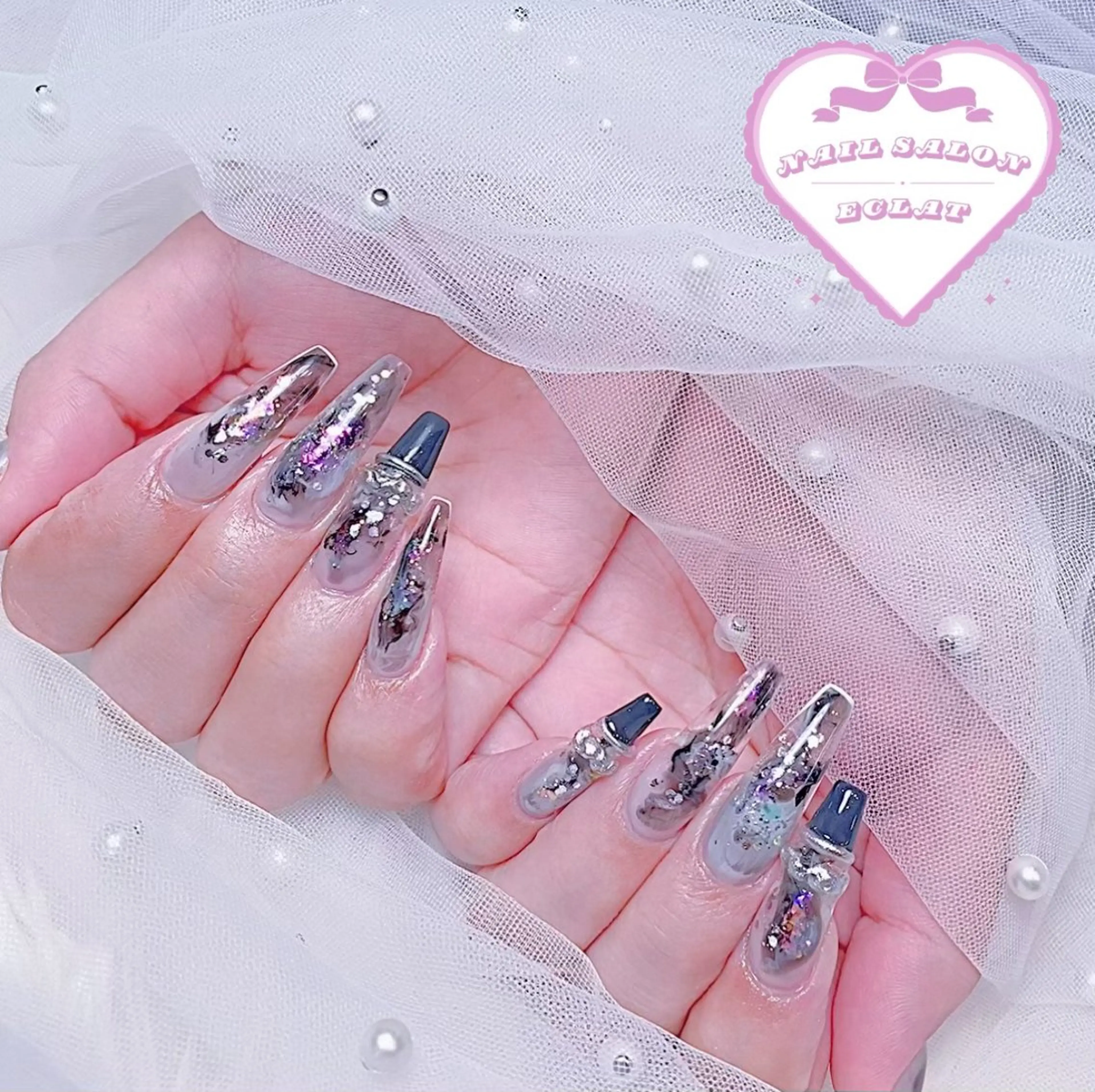 ネイル ハンドネイル Eclat登戸店 ネイルサロンエクラのネイルデザイン