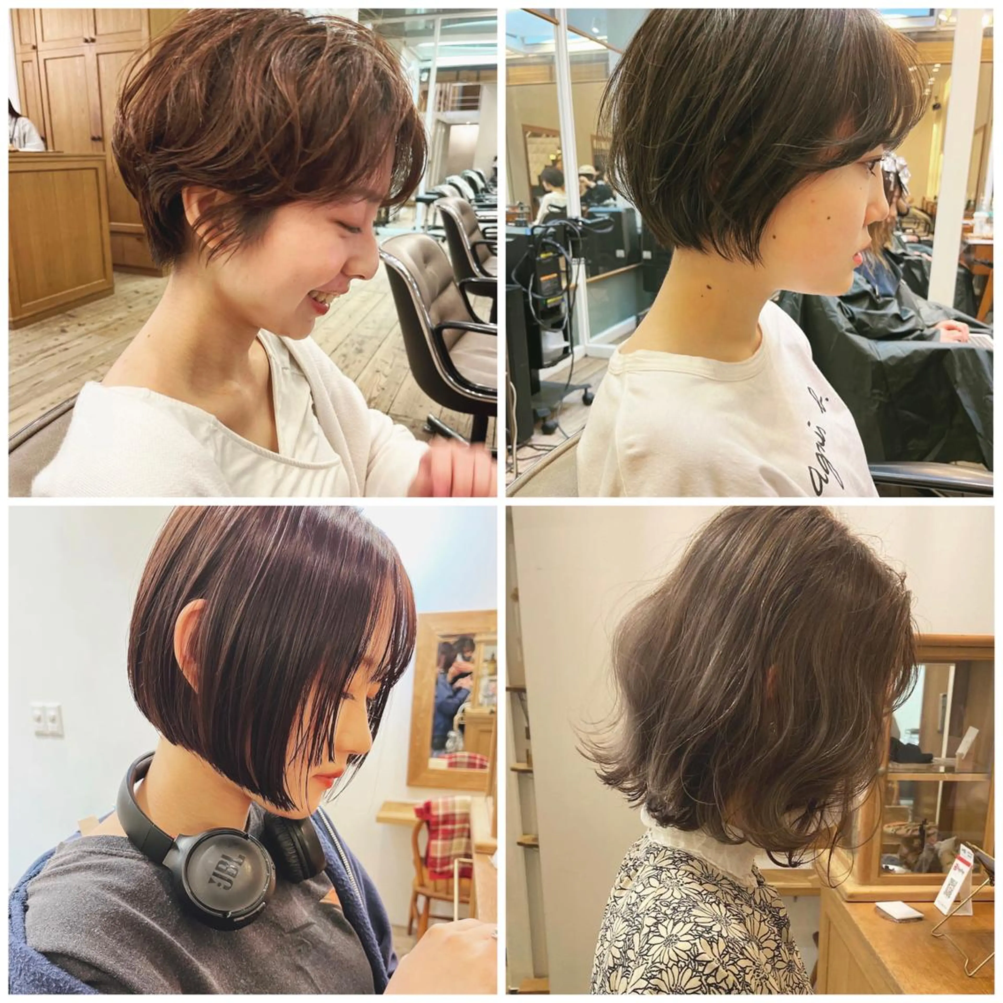 ショート カット ヘアカラー トリートメント ショート/ボブ/ パーマ/柏原良亮のヘアスタイル