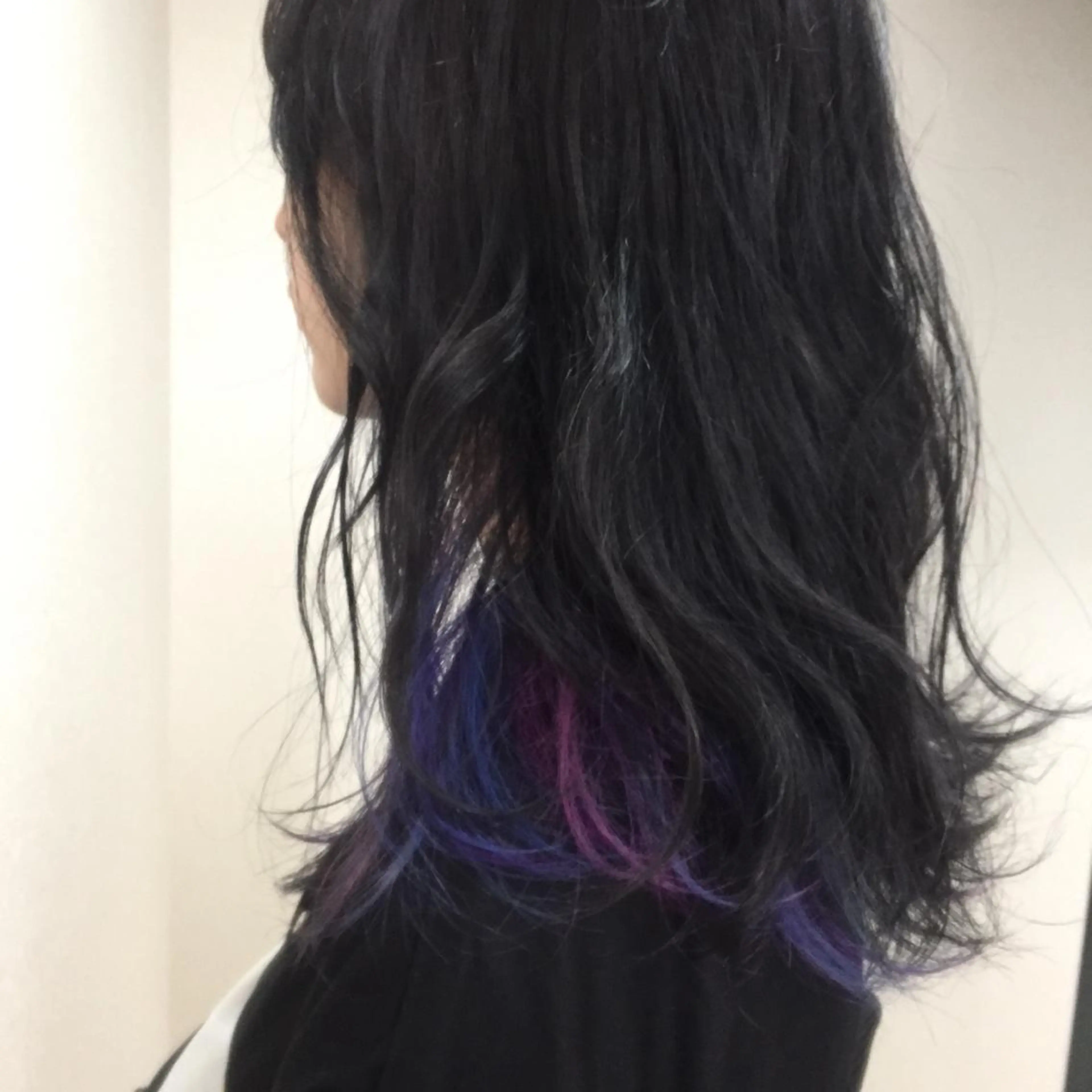 セミロング カラー ユニコーンカラー a rikaのヘアスタイル