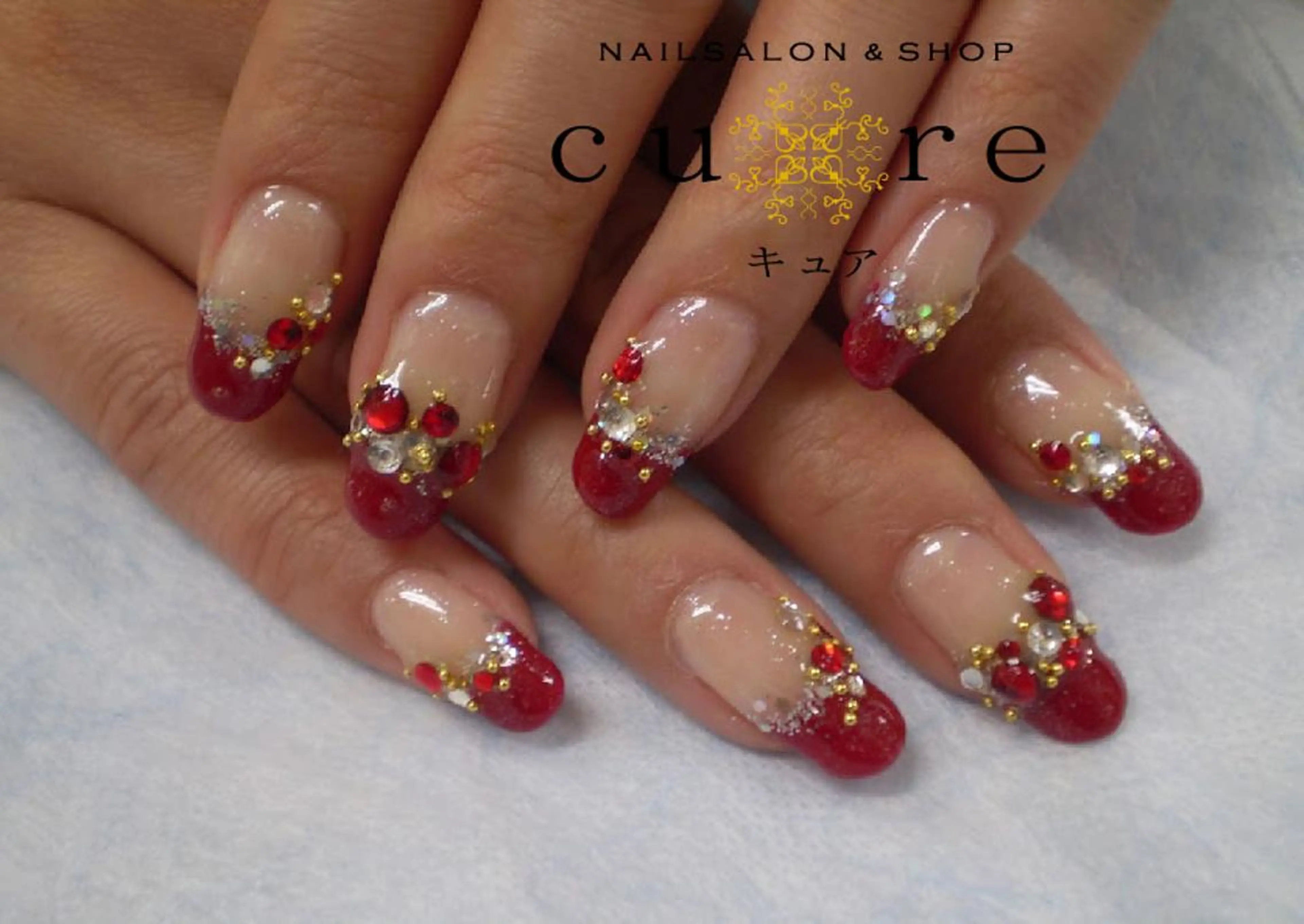 ミディアム ネイル ネイルサロン Cureのネイルデザイン