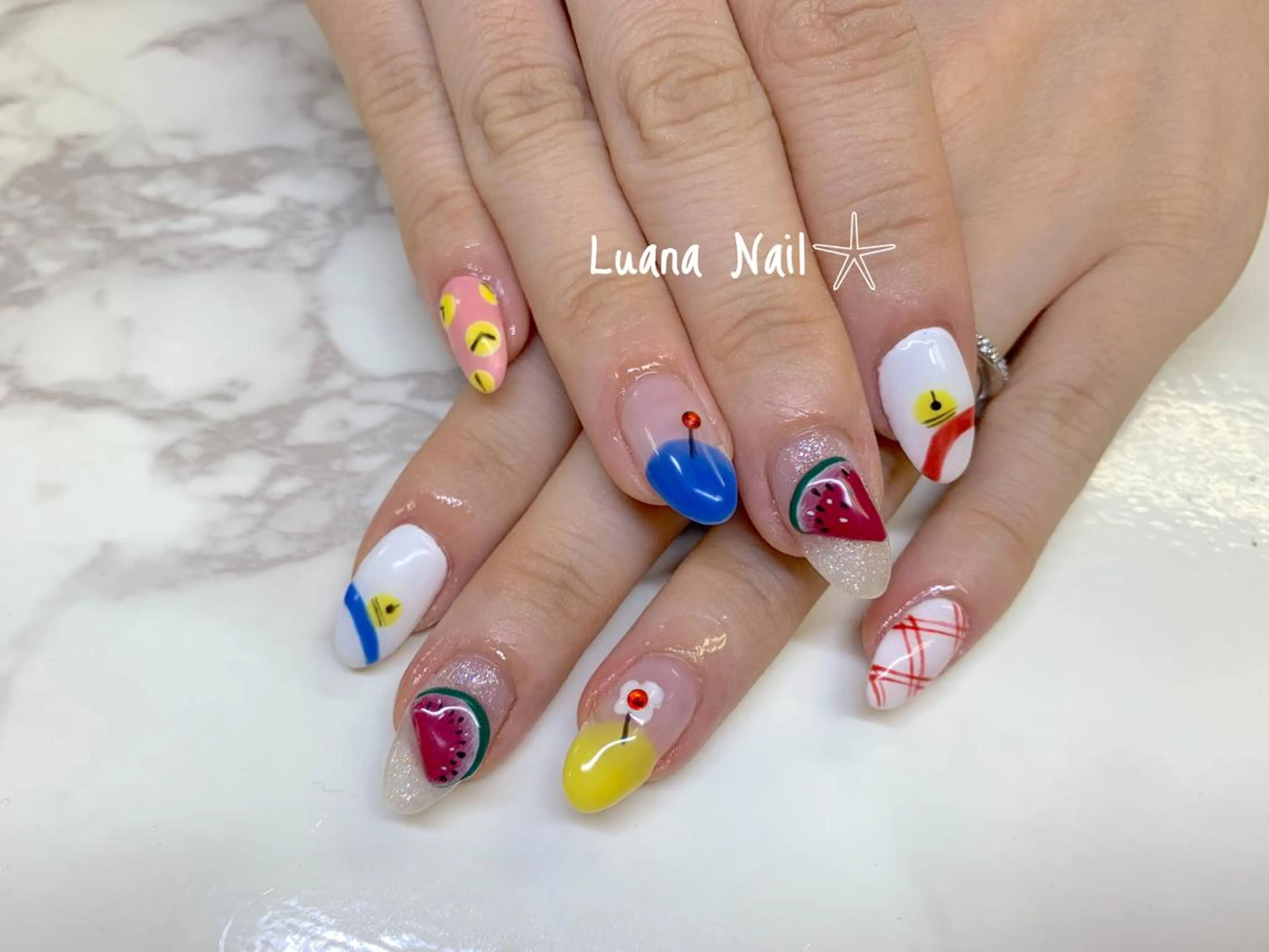 ネイル 持ち込み ハンドネイル BeauJu by Luana Nail所属・BeauJu by Luana Nailのネイルデザイン