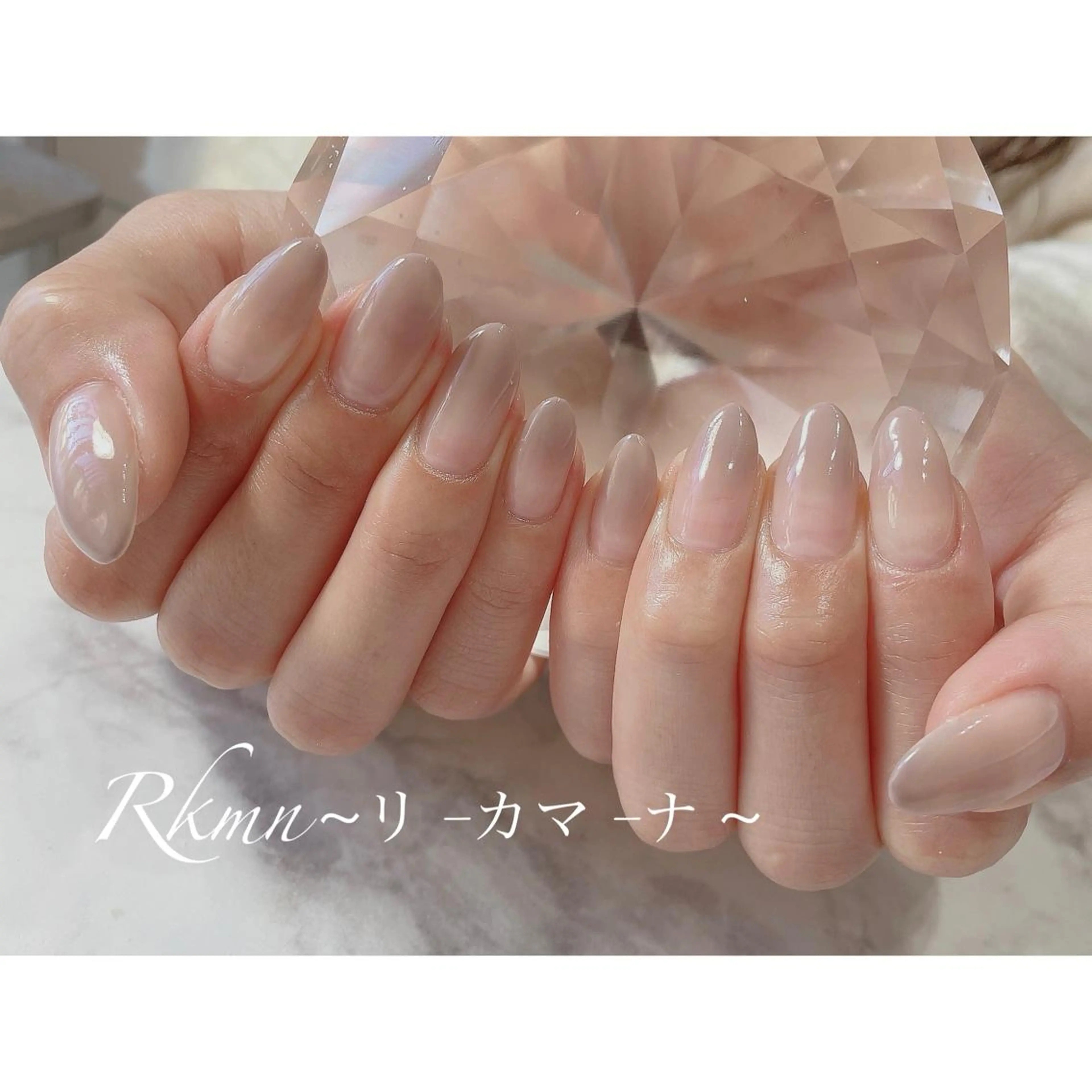 ネイル アートネイル グラデーション 春ネイル ハンドネイル フットネイル ハンドケア Rkmn ~リ-カマ-ナ~のネイルデザイン