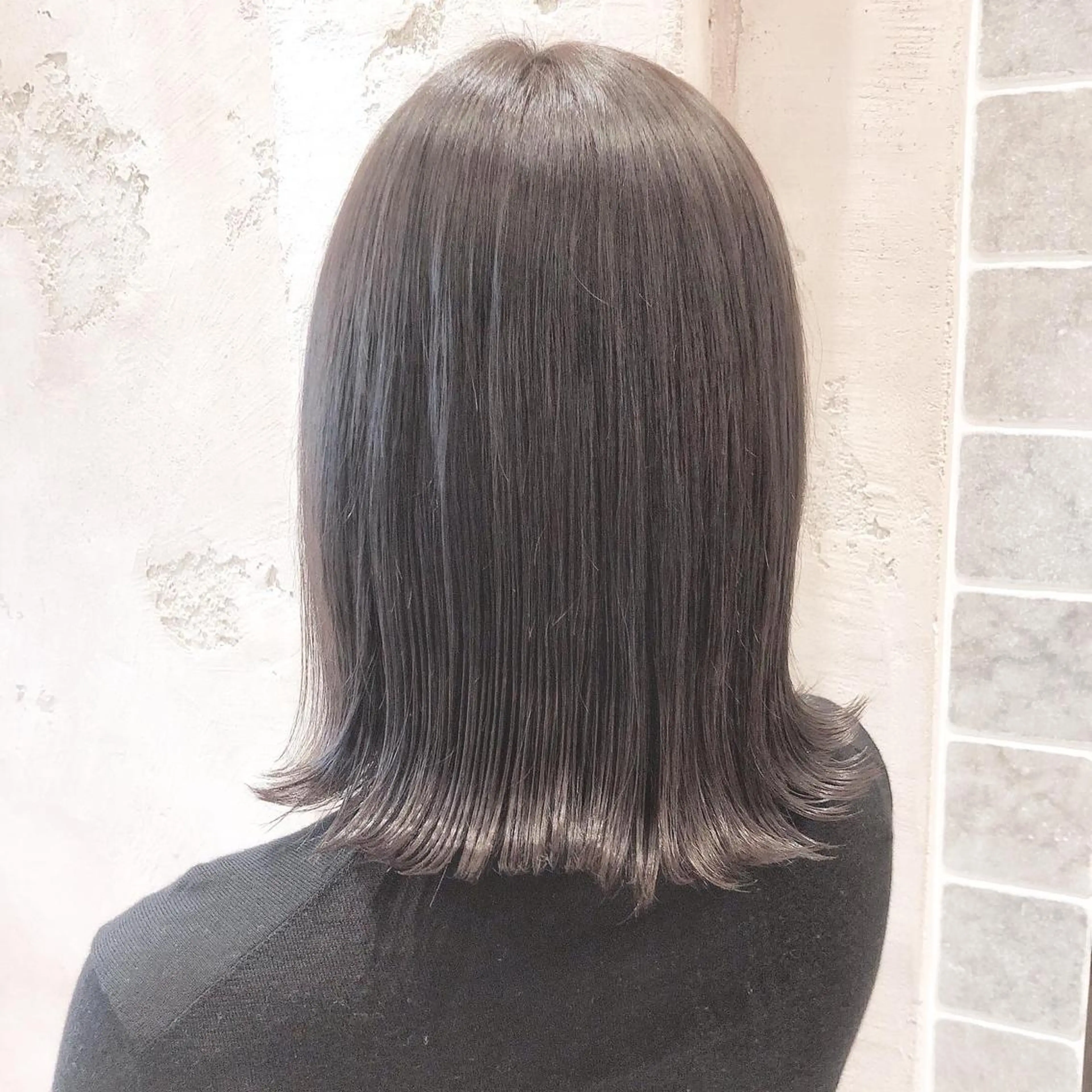 セミロング カラー レイヤーカット/ 顔周り 五島巨幹のヘアスタイル