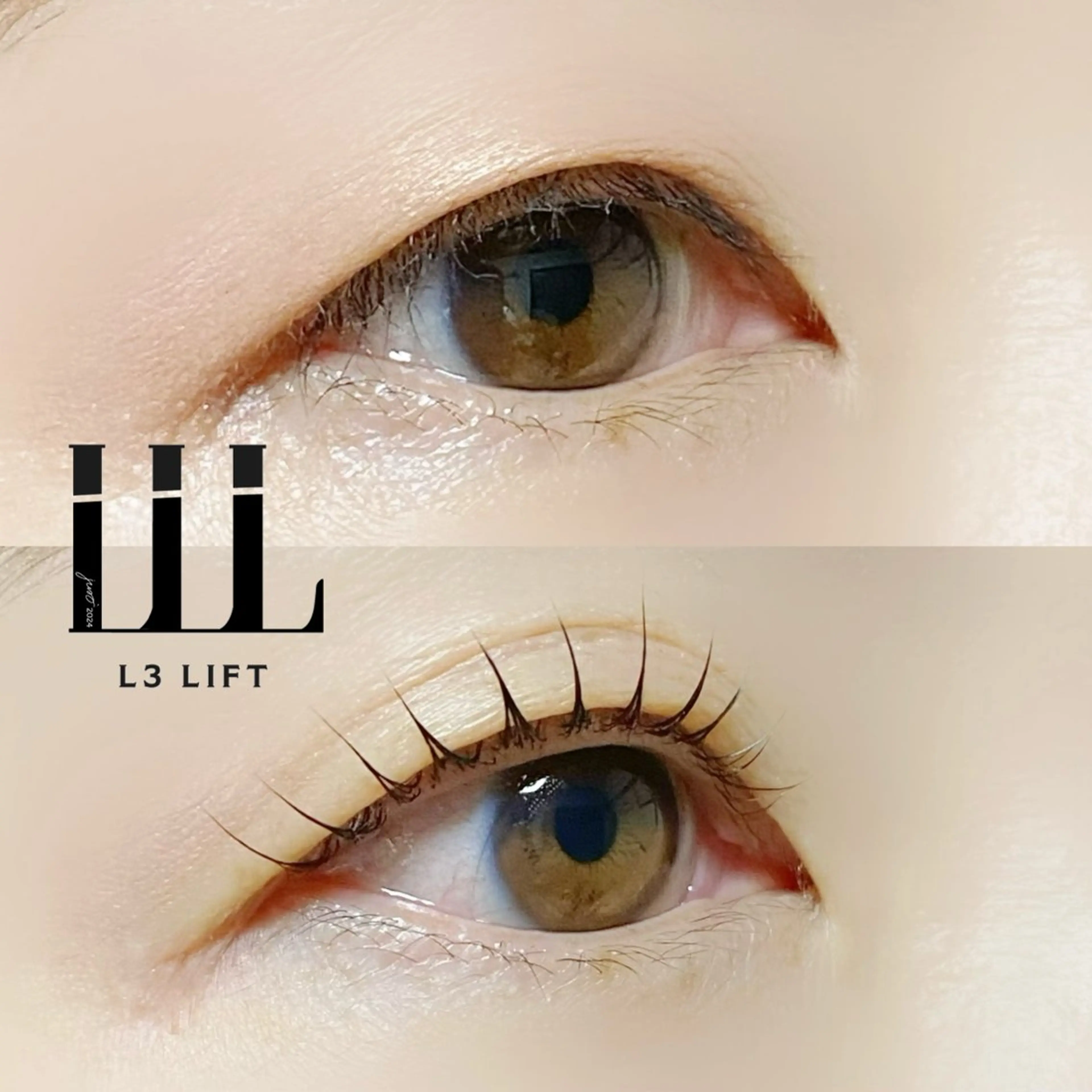 マツエク・マツパ ナチュラル 一重×まつ毛パーマ マツパ まつ毛の専門店Blask所属・カワムラ サキのマツエク・マツパデザイン