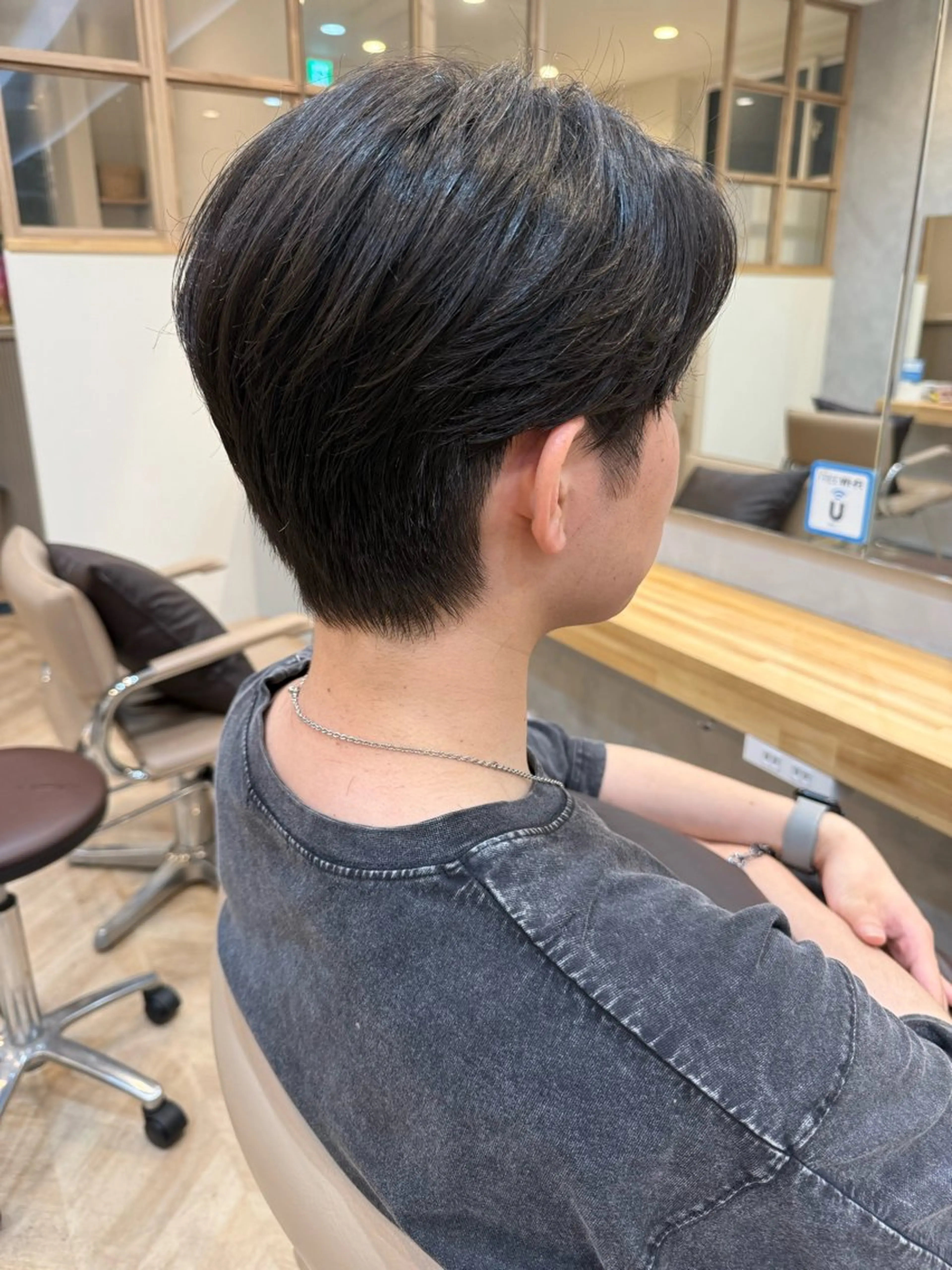 🐈‍⬛メンズデザインカット+水素3stepトリートメント+クイックスパ🐈‍⬛の写真