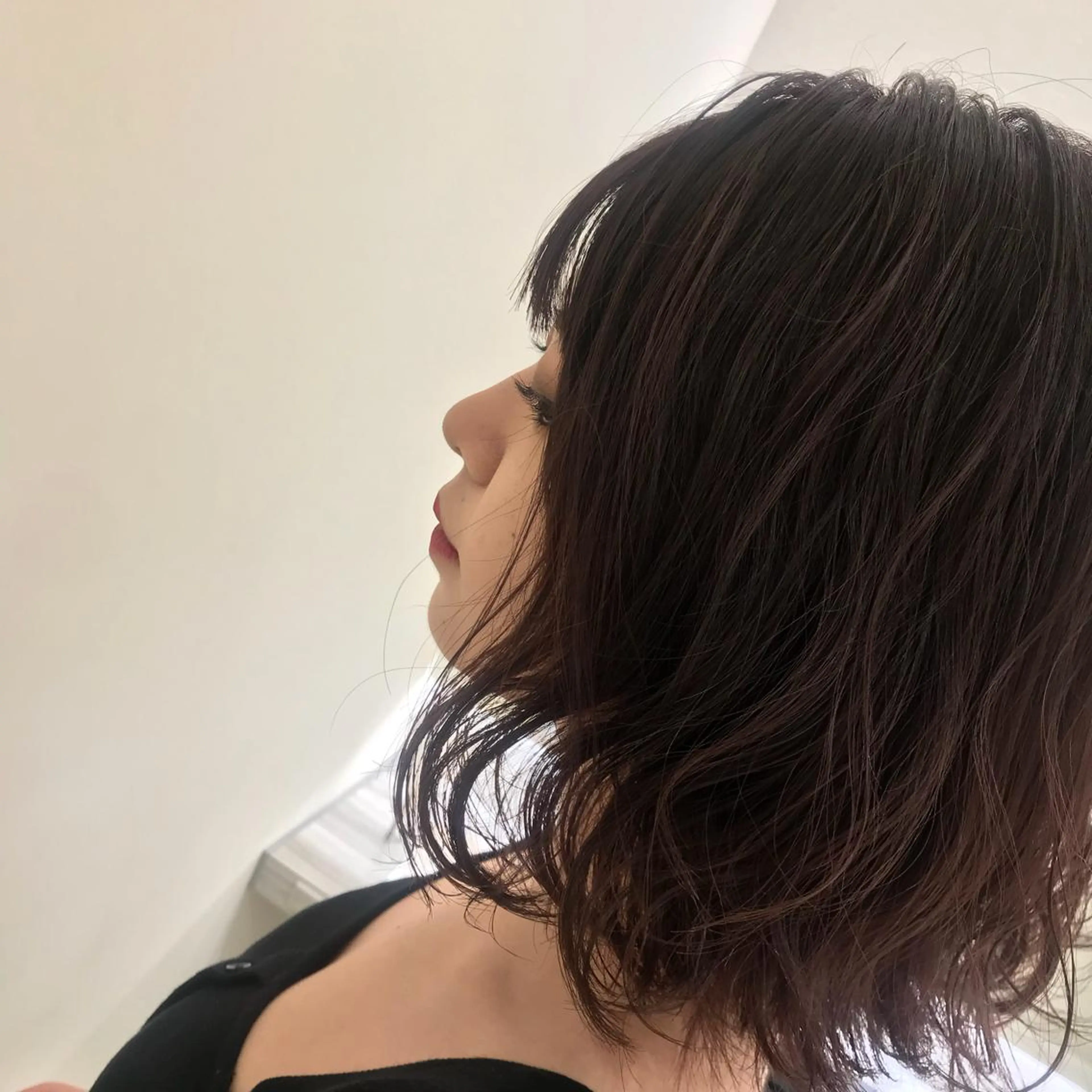 ミディアム カラー 銀座メンズ専門🖤 小島奈々のヘアスタイル