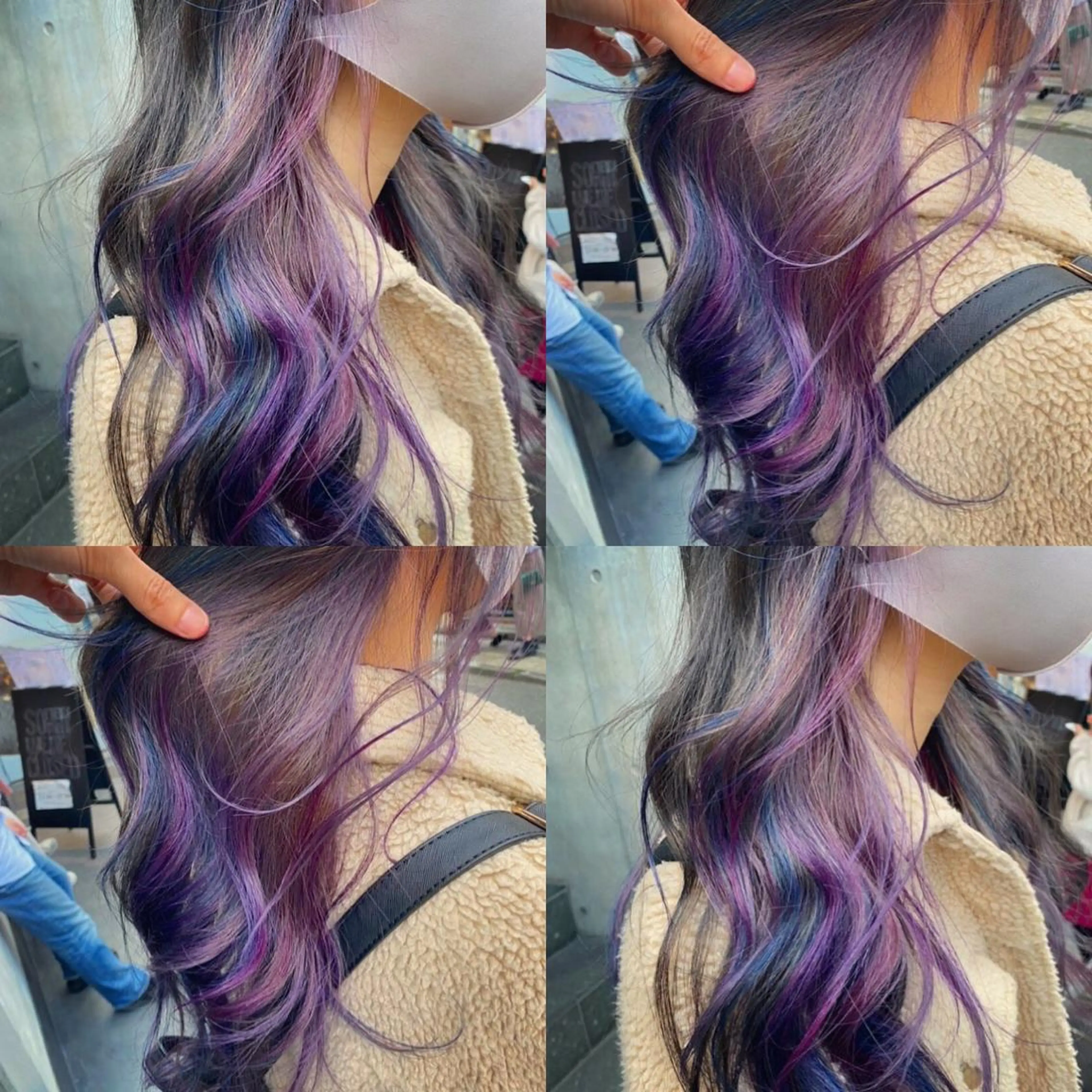 ロング カラー ショートボブ アッシュ バレイヤージュ ミストバング ベージュカラー カット ヘアカラー トリートメント 原宿サロン代表 デザインカラー伊藤卓のヘアスタイル