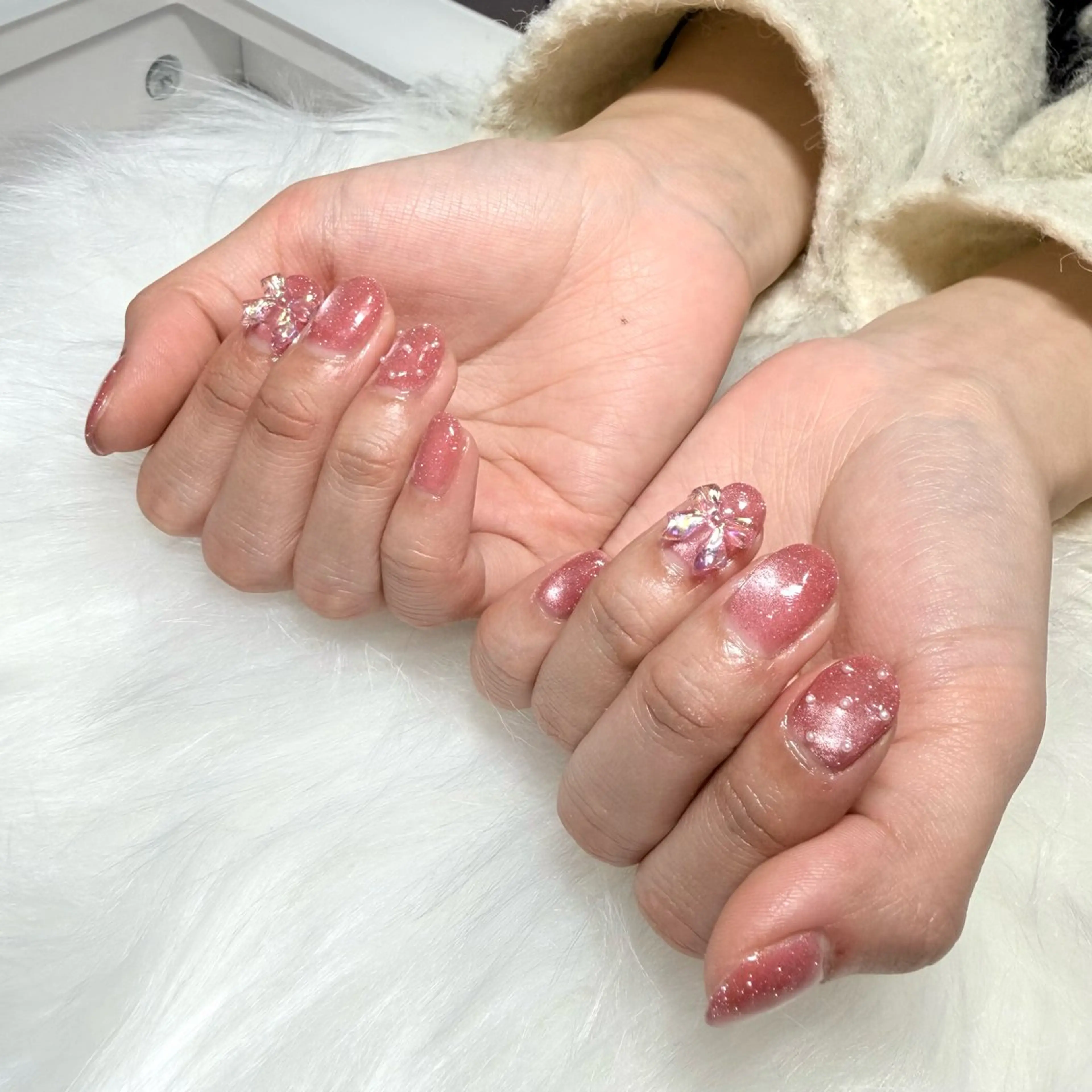 【Jrネイリスト】マグネットネイルの写真