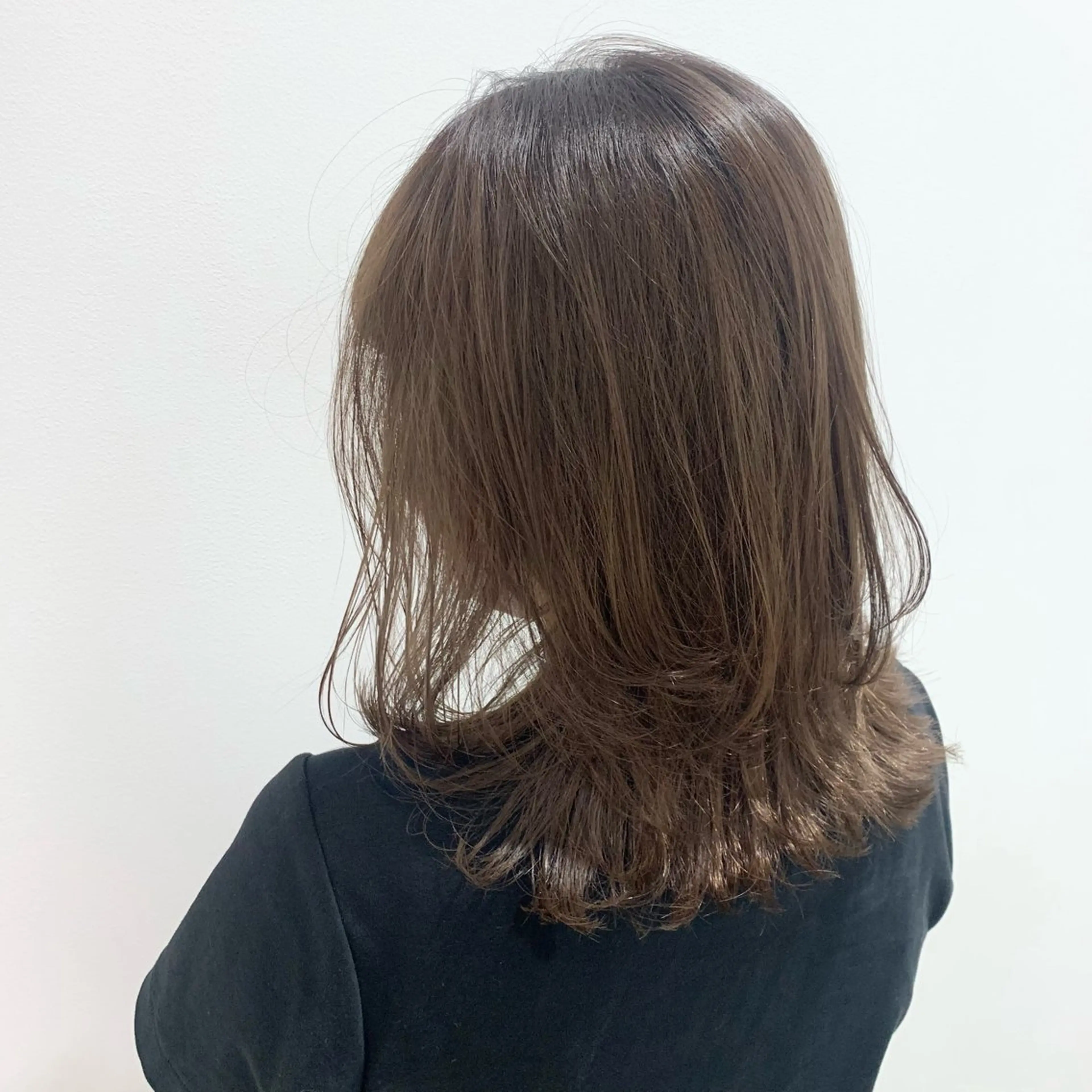 ミディアム カラー カット ヘアカラー トリートメント ボブ/美髪矯正 /佐藤　奈巳のヘアスタイル