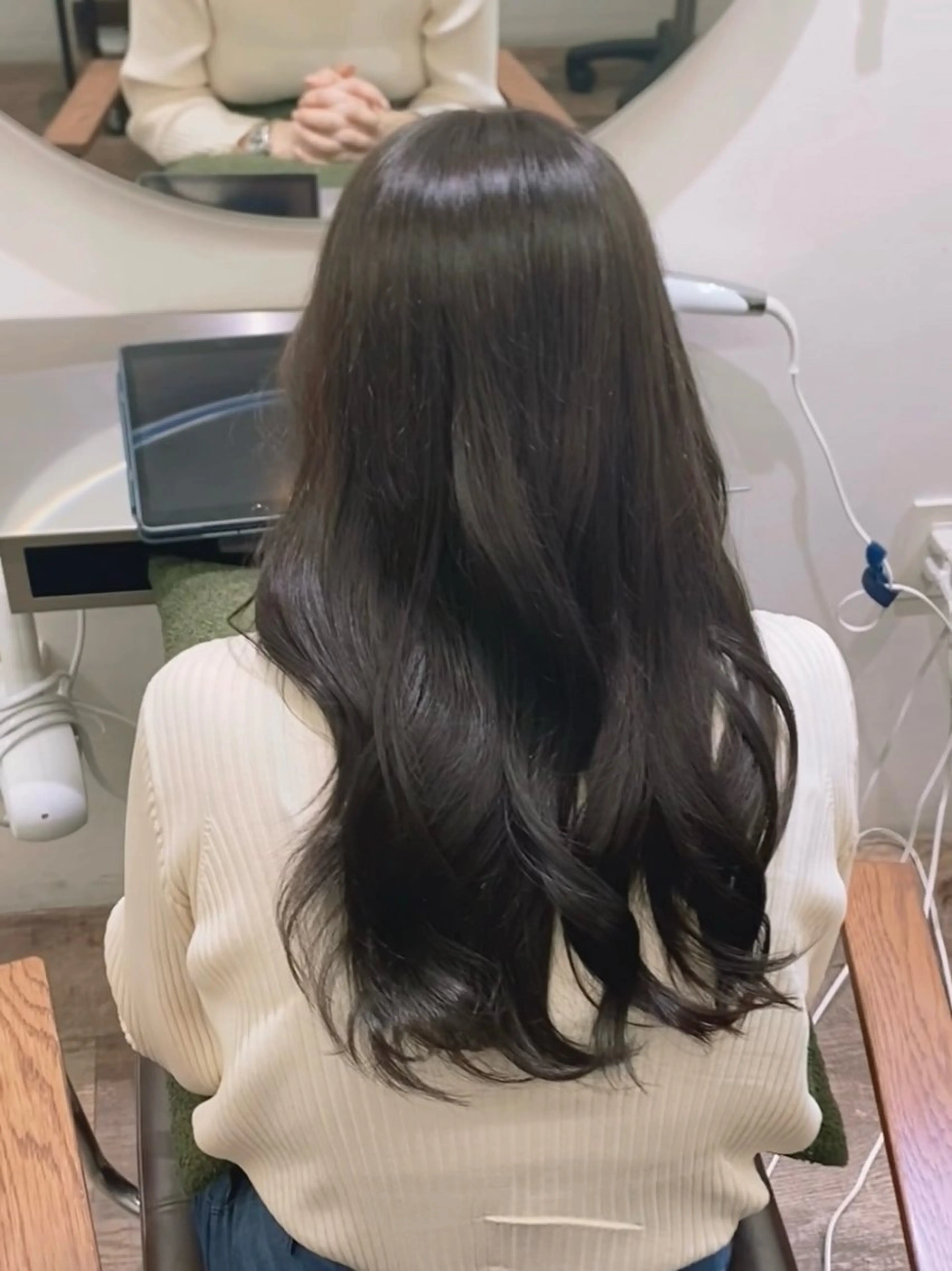 ロング カラー ブラウンカラー オリーブブラウン ロング 高崎 愛梨のマツエク・マツパデザイン