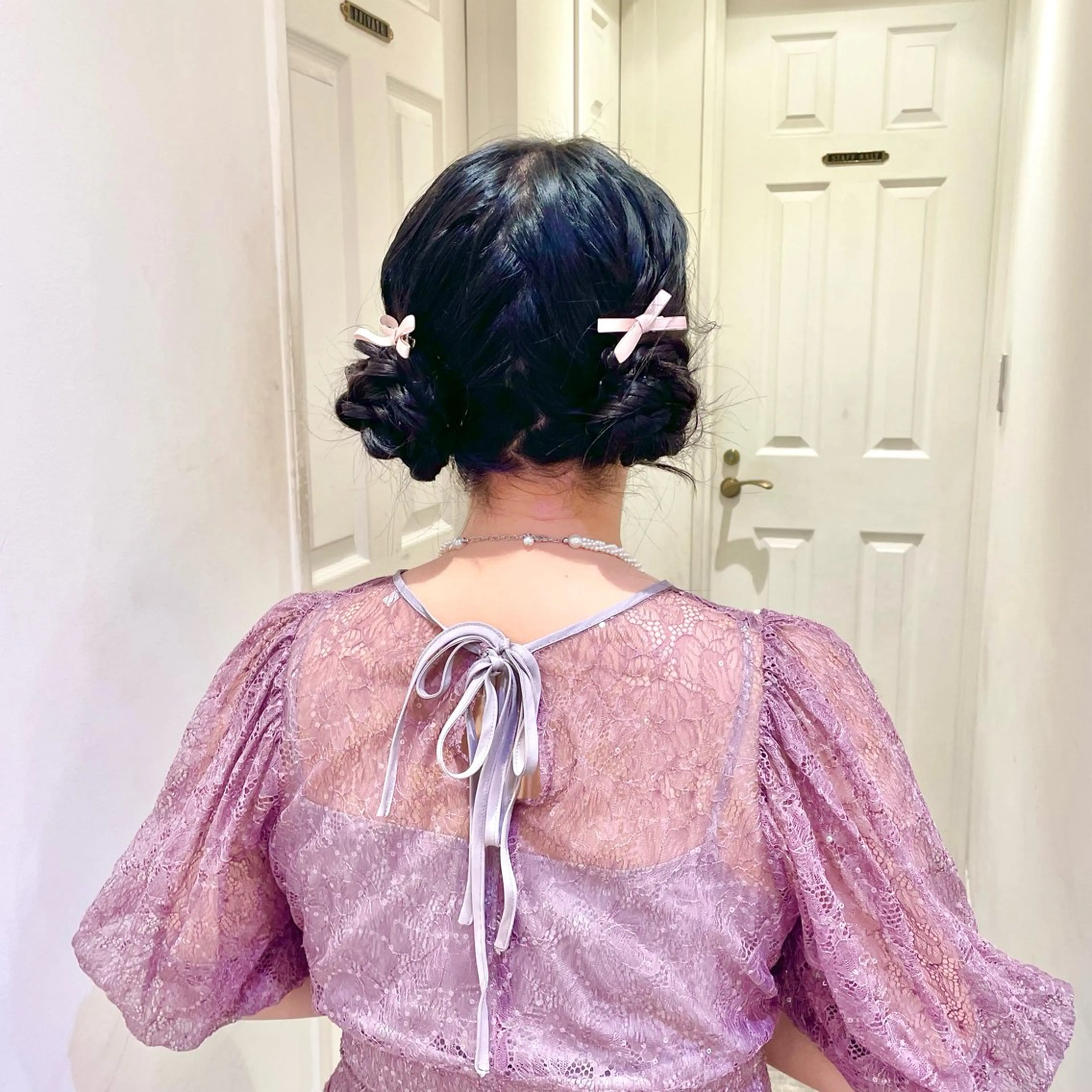 ヘアアレンジ ハイトーンカラー/ 長さだし🐇きょうかのヘアスタイル