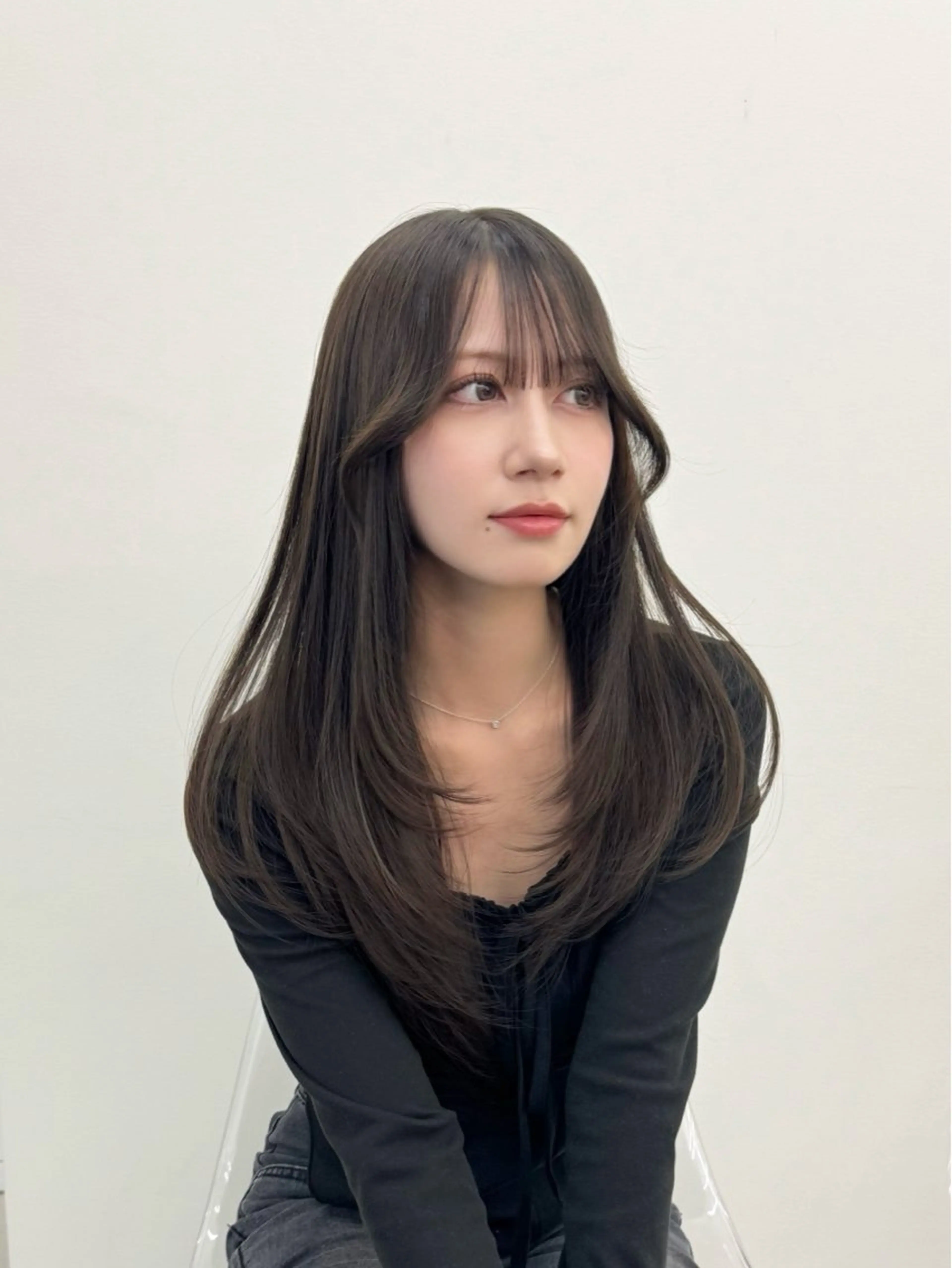 ロング カラー カット ヘアカラー トリートメント 🦋韓国系指名No1 店長/圓山 祐也🦋のヘアスタイル