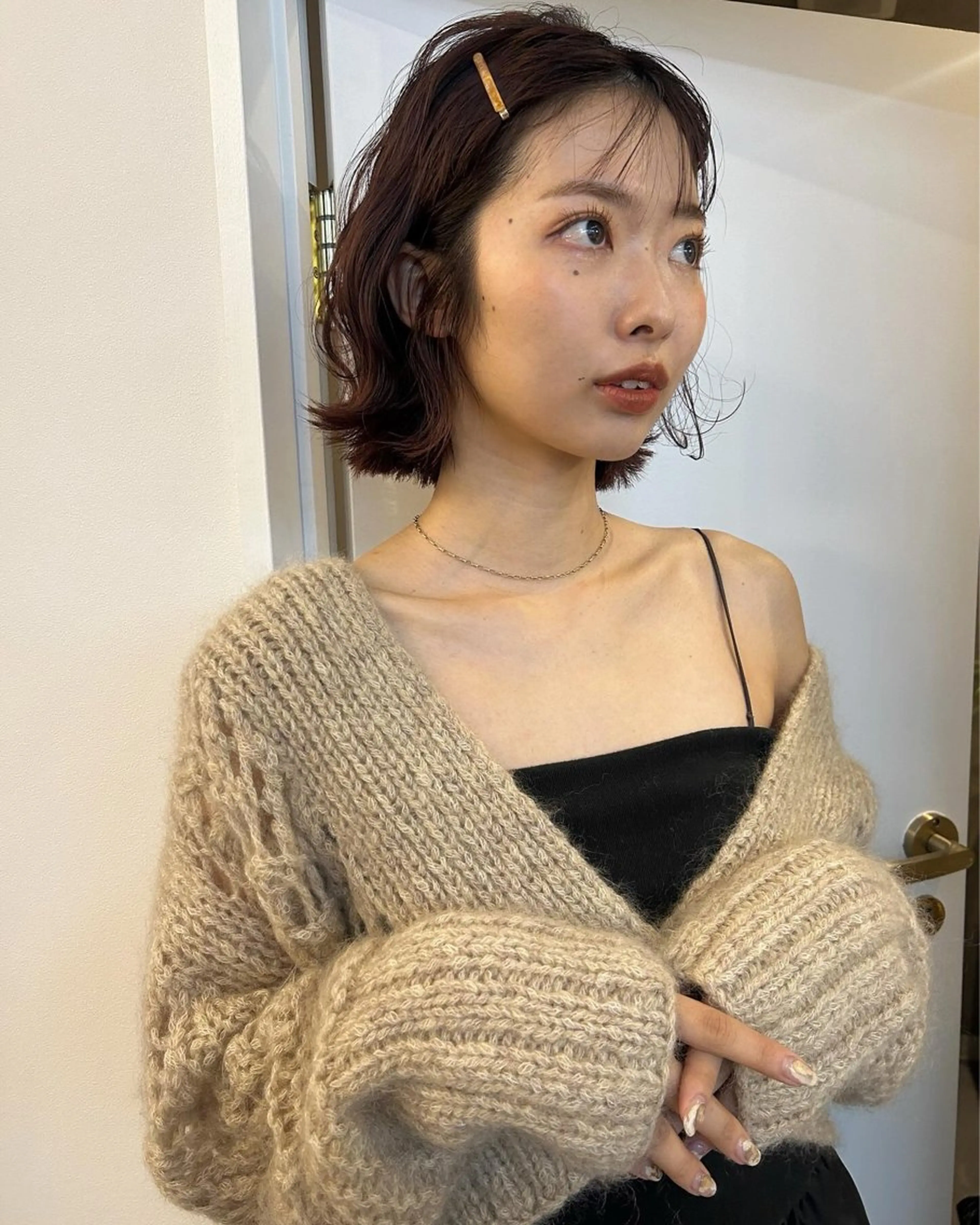 ミディアム レイヤーカット/ 透明感カラーmikuのヘアスタイル