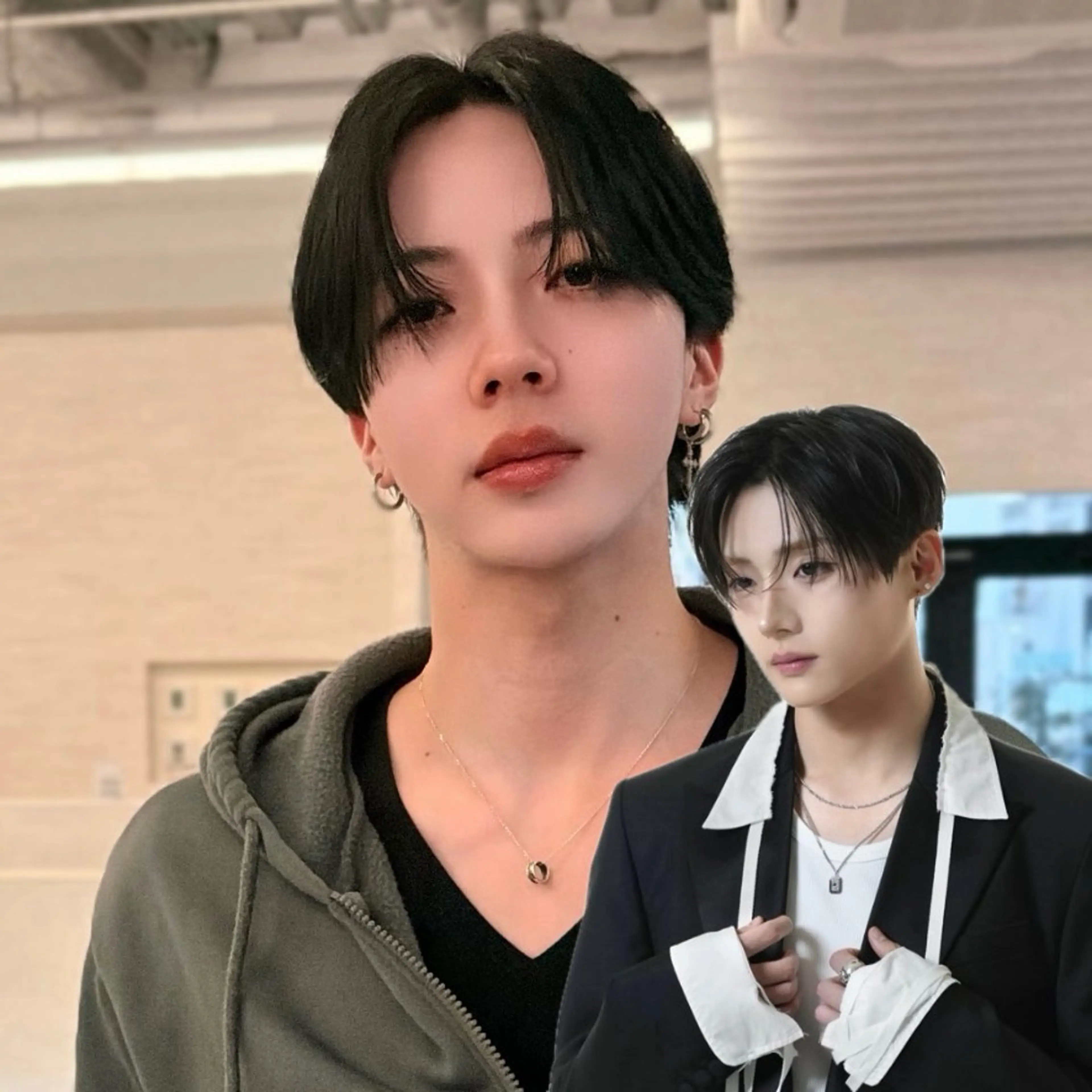 パーマ メンズ メンズ韓国風 カット 縮毛矯正 韓国メンズヘア☆ 韓国ボブYUTOのヘアスタイル