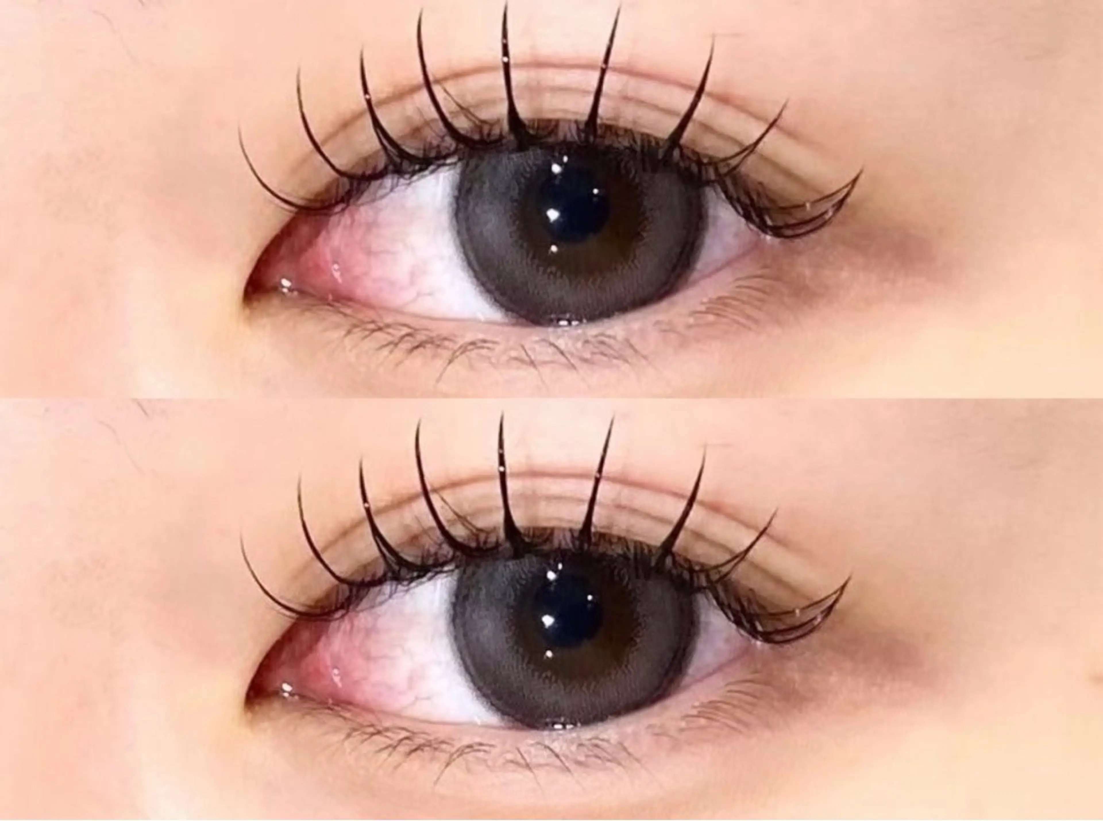 マツエク・マツパ eve🐰束間まつ毛 /透明感カラーのヘアスタイル