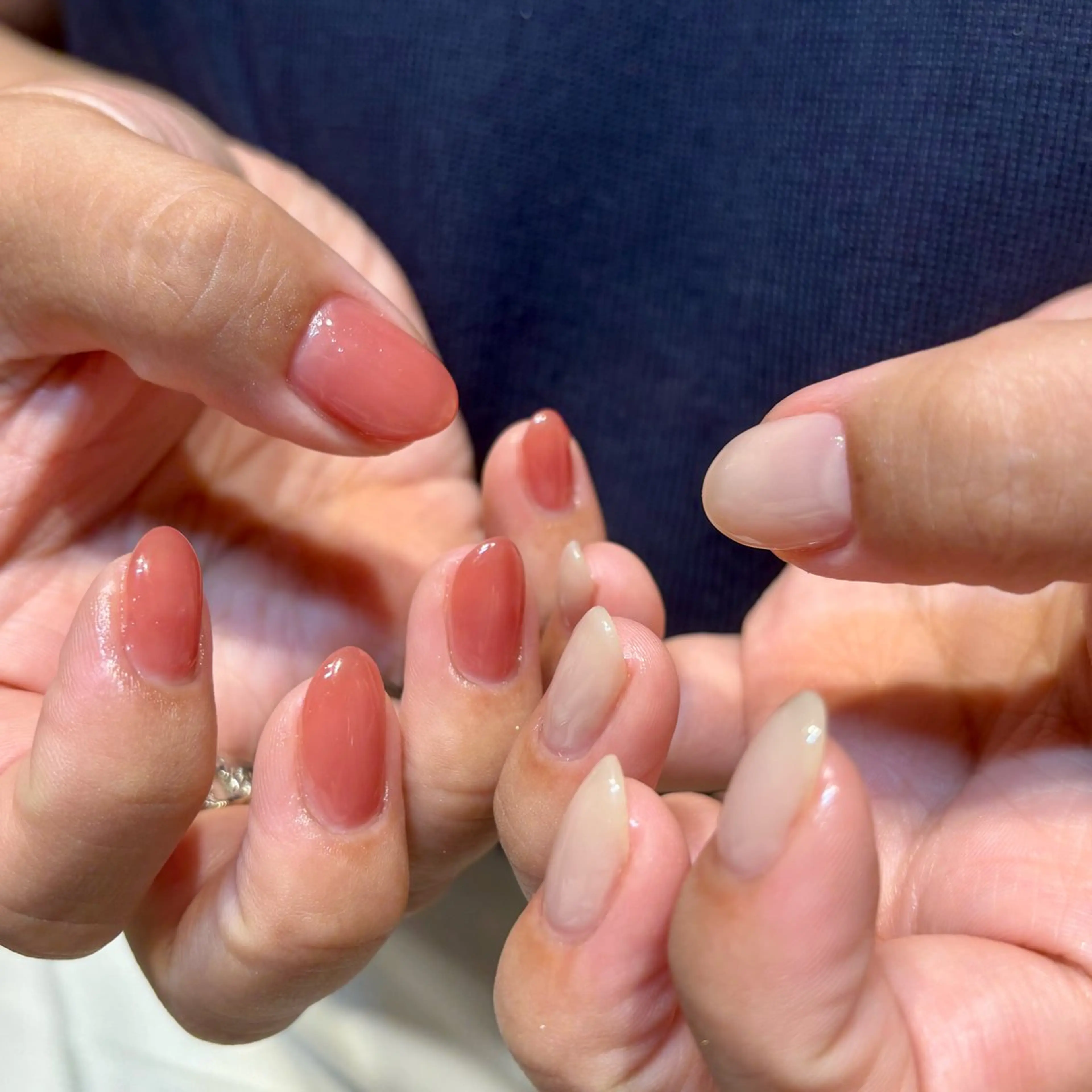 ネイル ジェルネイル ワンカラーネイル パラジェル シンプルネイル ハンドネイル Huea所属・Huea _ayaのネイルデザイン