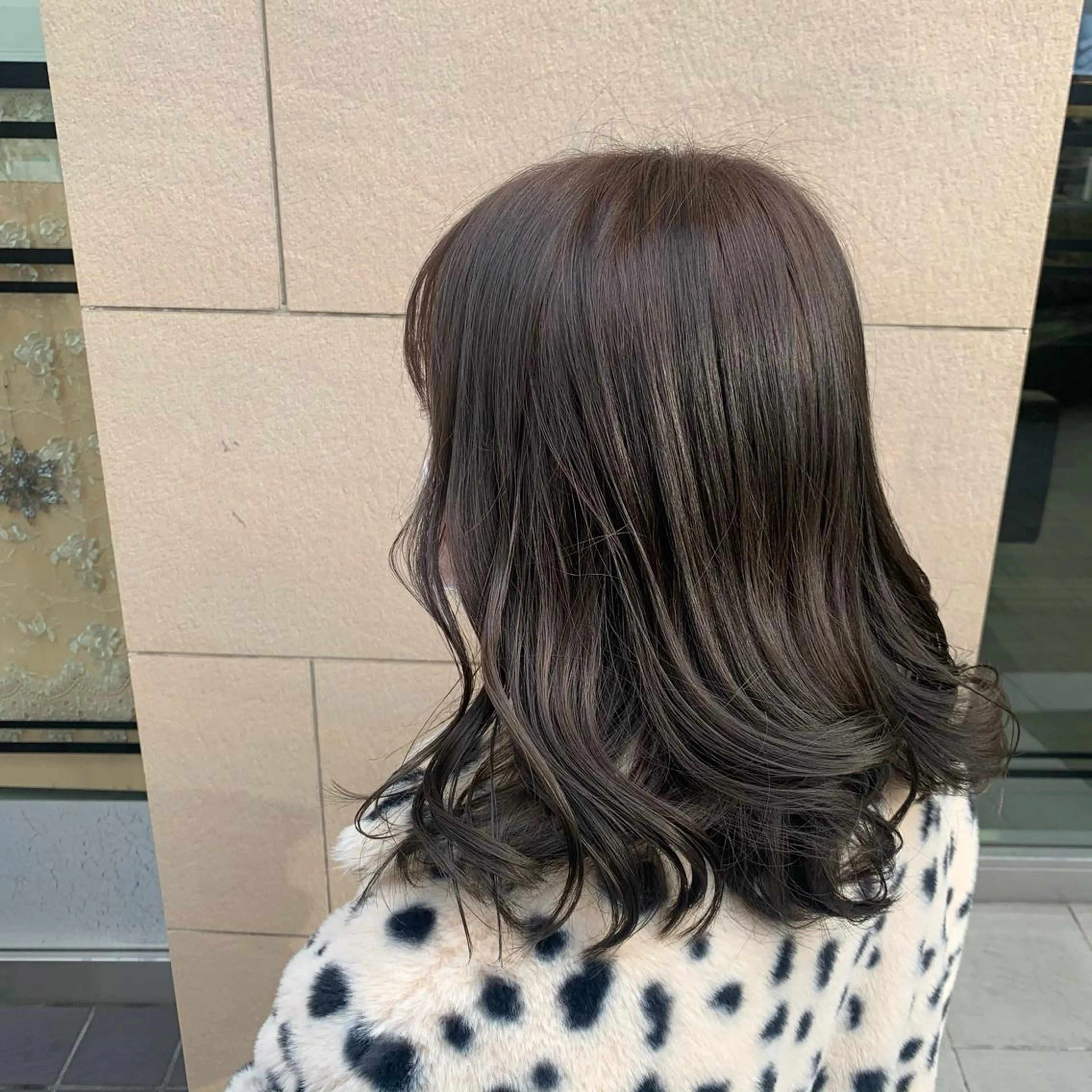 セミロング カラー オリーブカラー 平野葵🎀 hair/nailのネイルデザイン