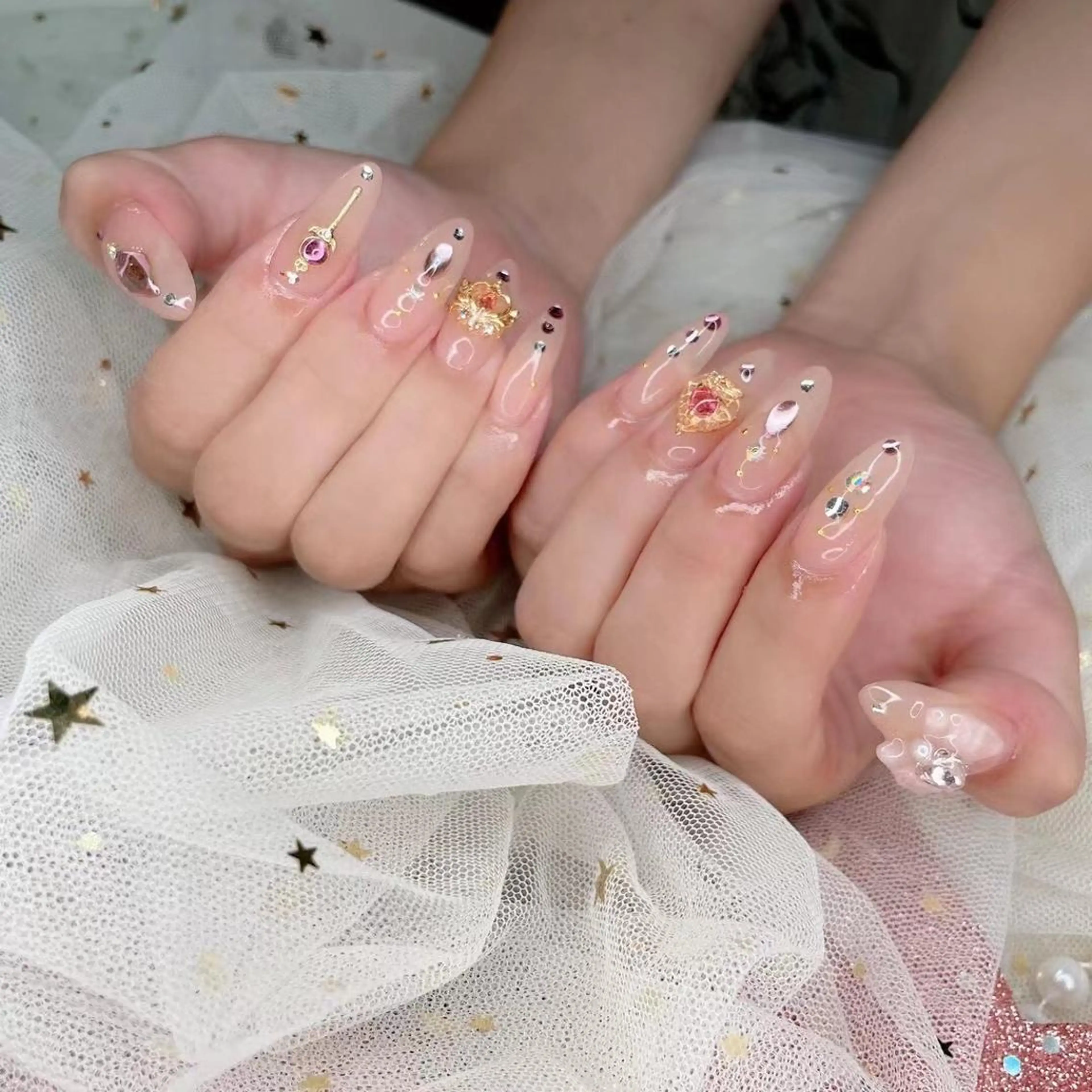ネイル アートネイル キラキラネイル Babarla　Nail　Salon所属・babarla Nailのネイルデザイン