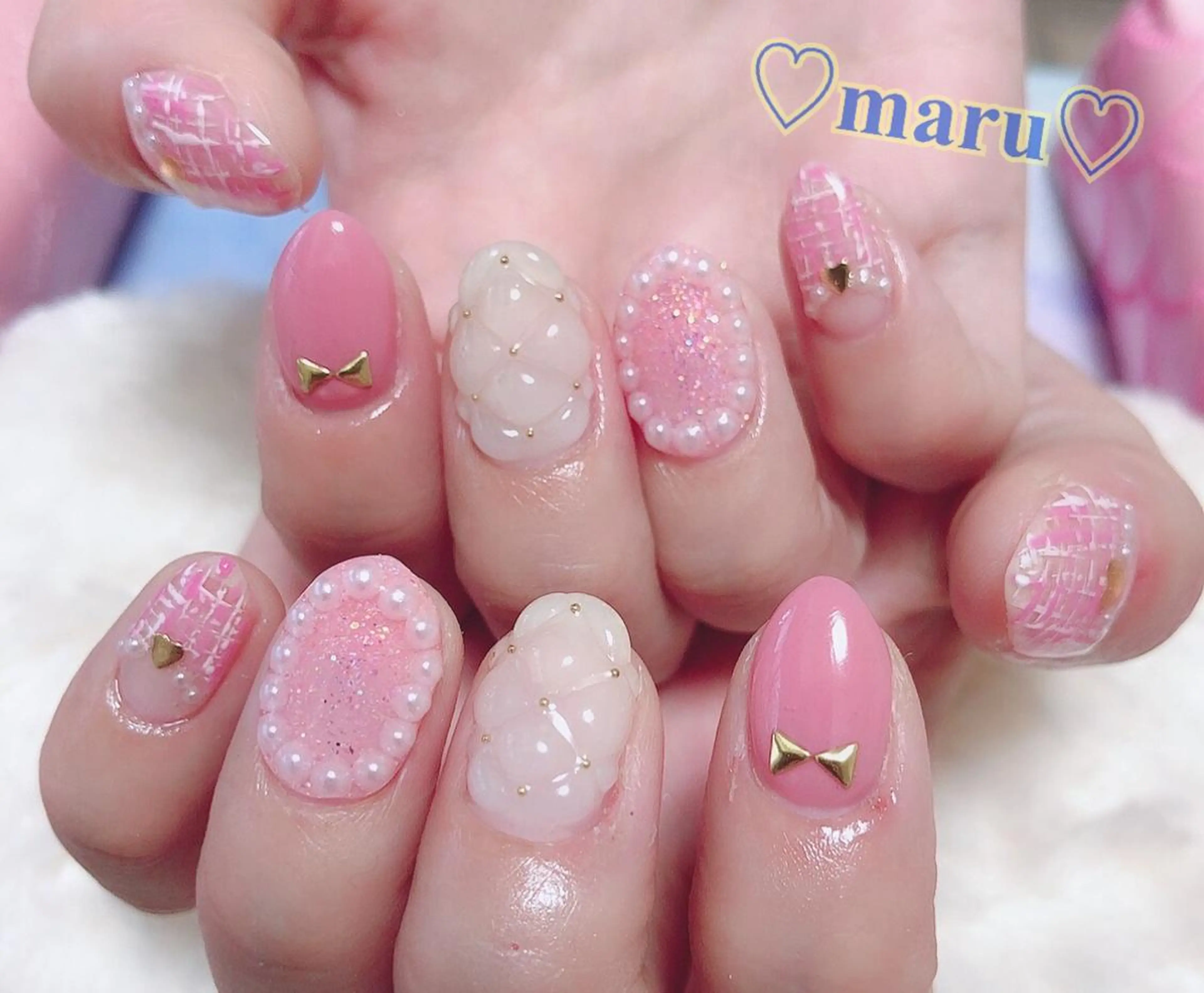 ネイル ハンドネイル フットネイル まるみ ♡のネイルデザイン