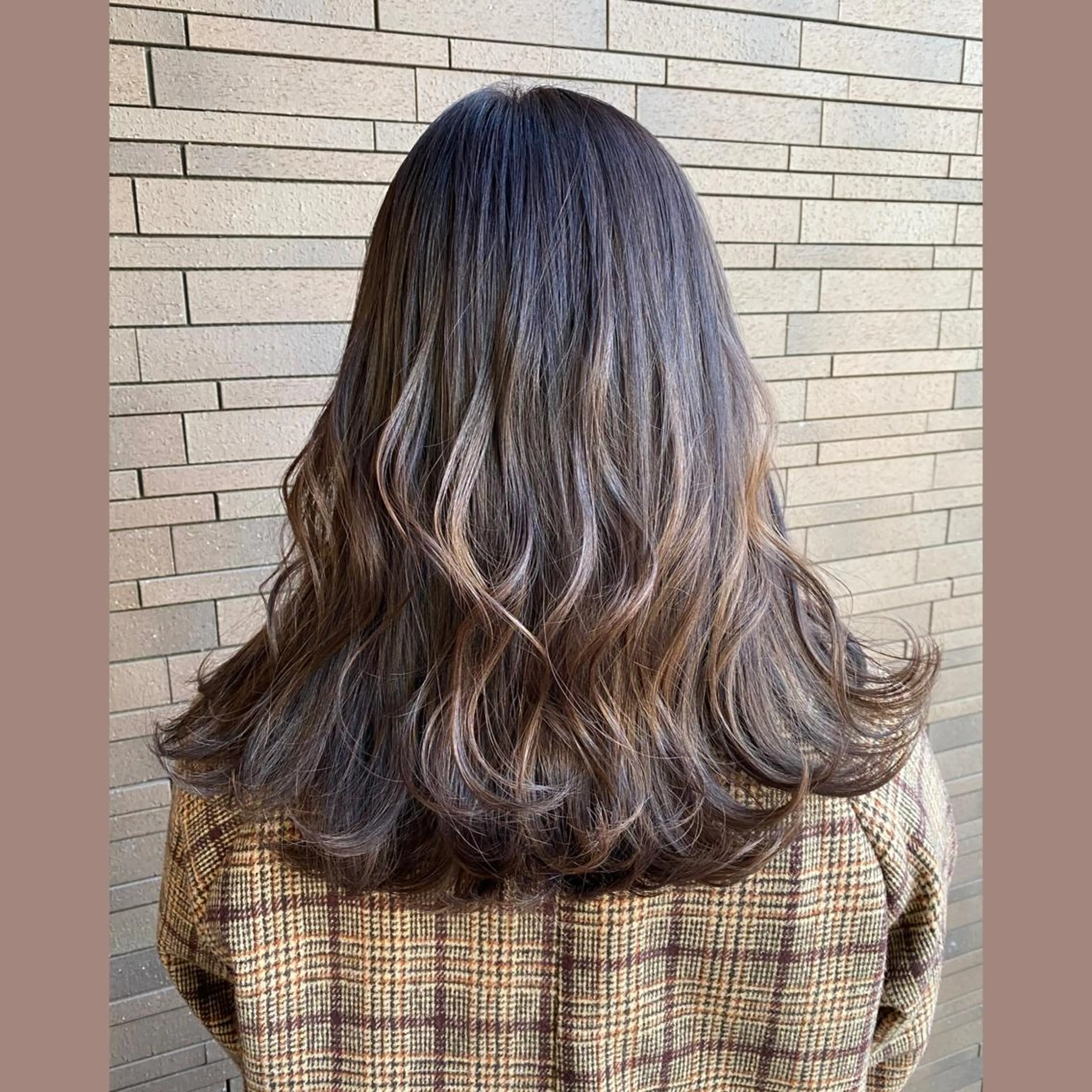 セミロング 𓅰なかがわ ふみな𓅯のヘアスタイル