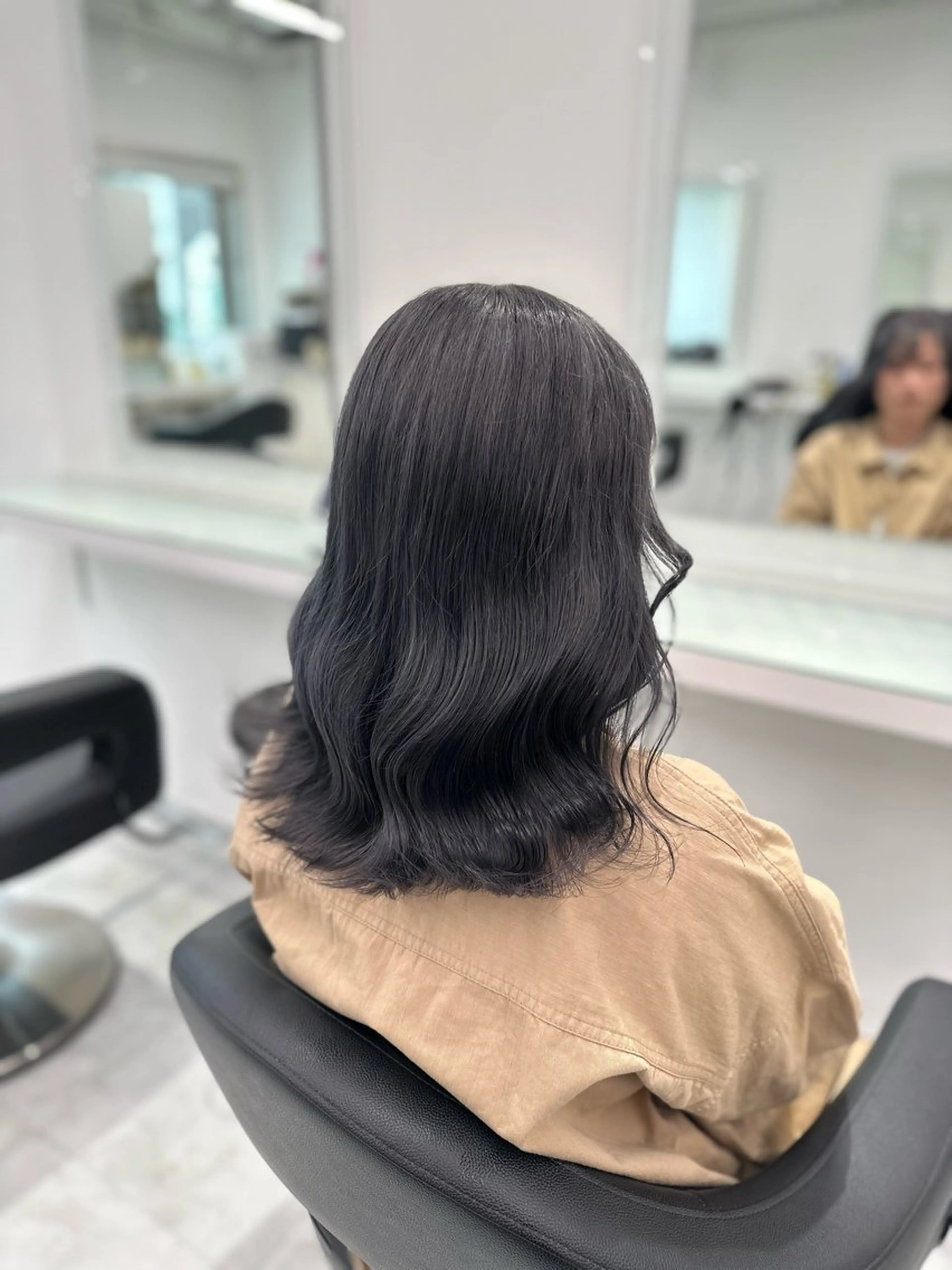 ロング カラー ヘアカラー トリートメント ヘッドスパ ヘアセット ❄最強かわいいカラー ❄️MINA❄️のヘアスタイル