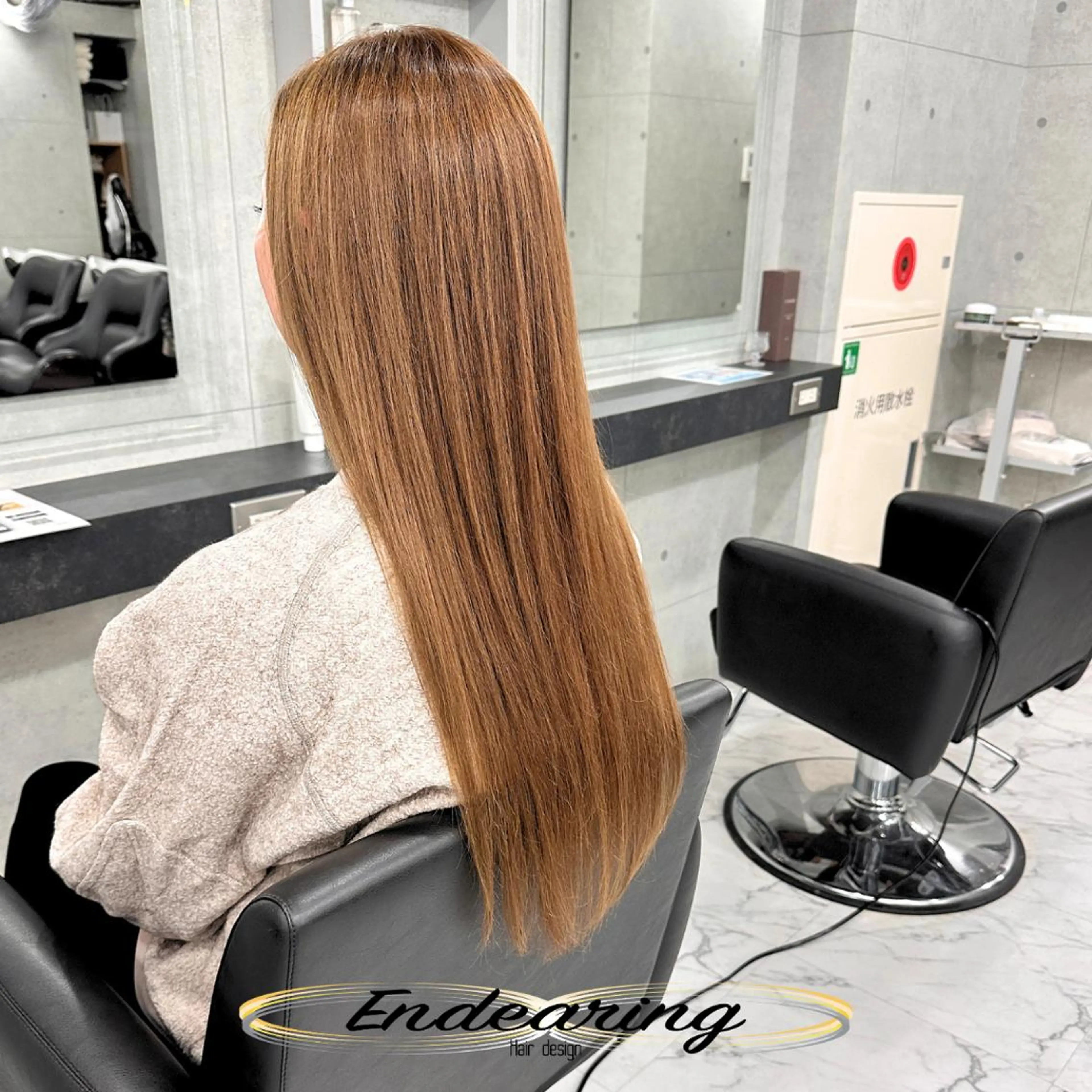 カラー ベージュカラー ブリーチ 透明感カラー カット ヘアカラー Endearing 銀座/YOKOのヘアスタイル