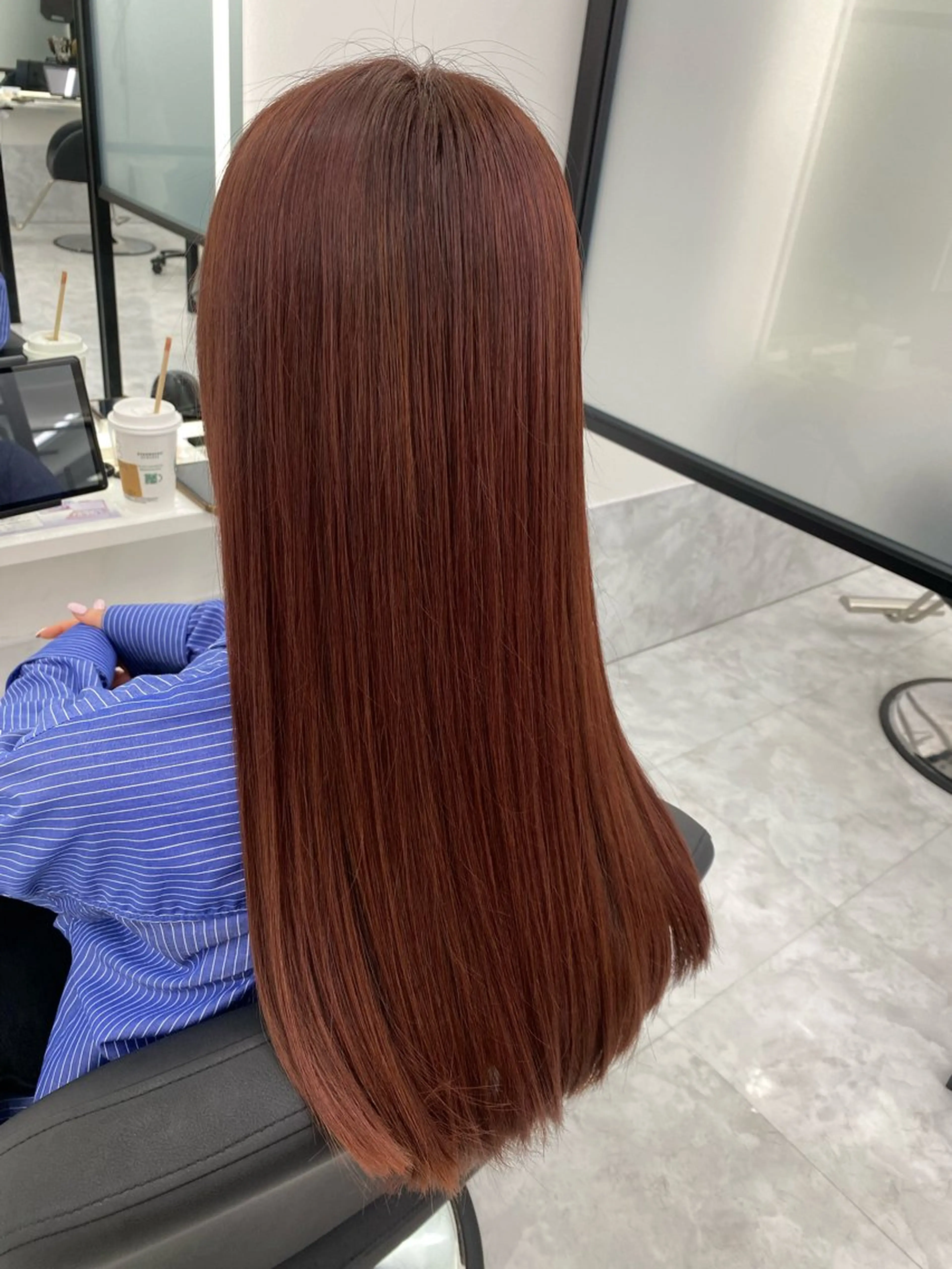 カット+髪質改善カラー+トリートメントの写真