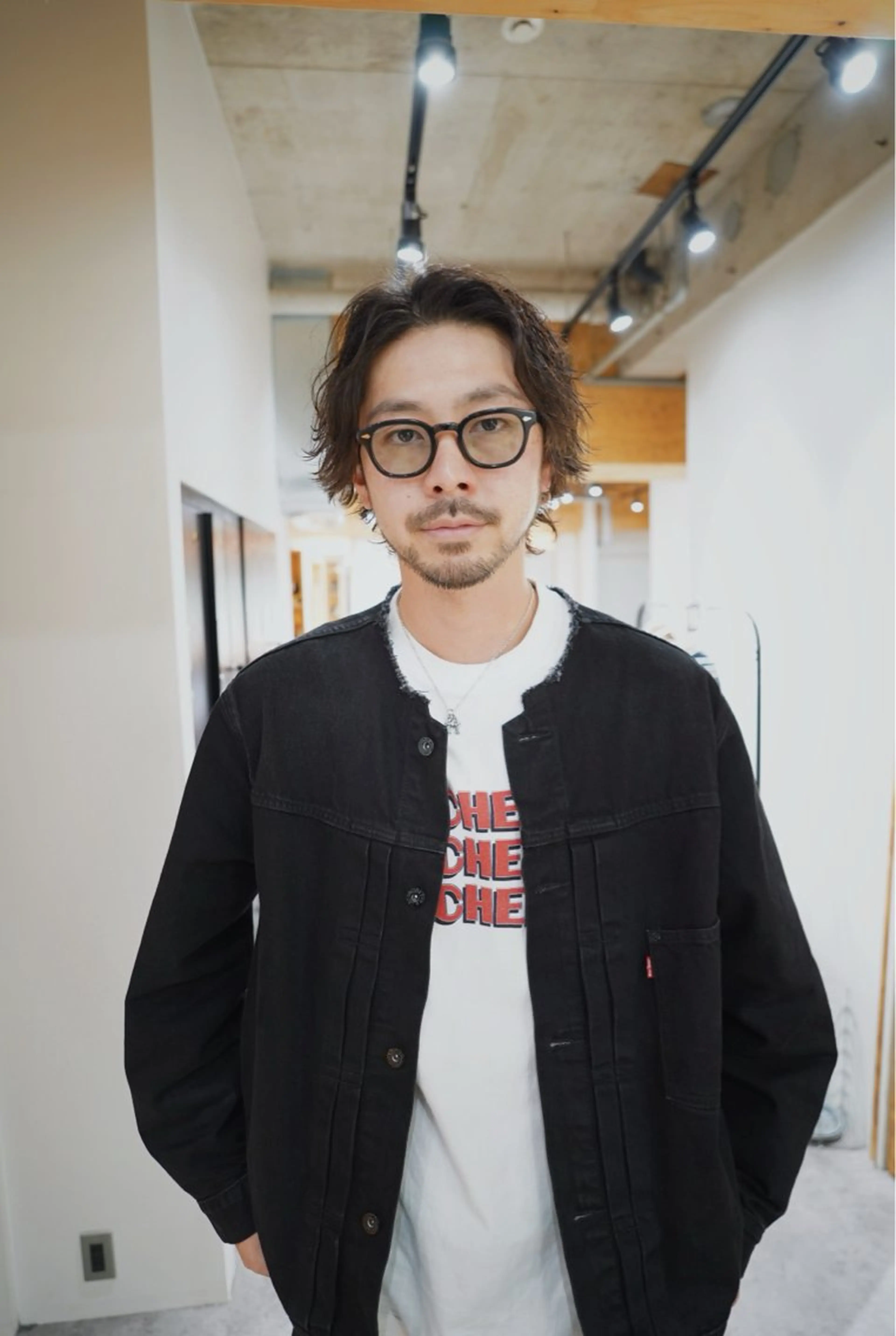 ミディアム パーマ メンズ カット パーマ YOHEI【メンズ/ パーマ/メンズ特化】のヘアスタイル