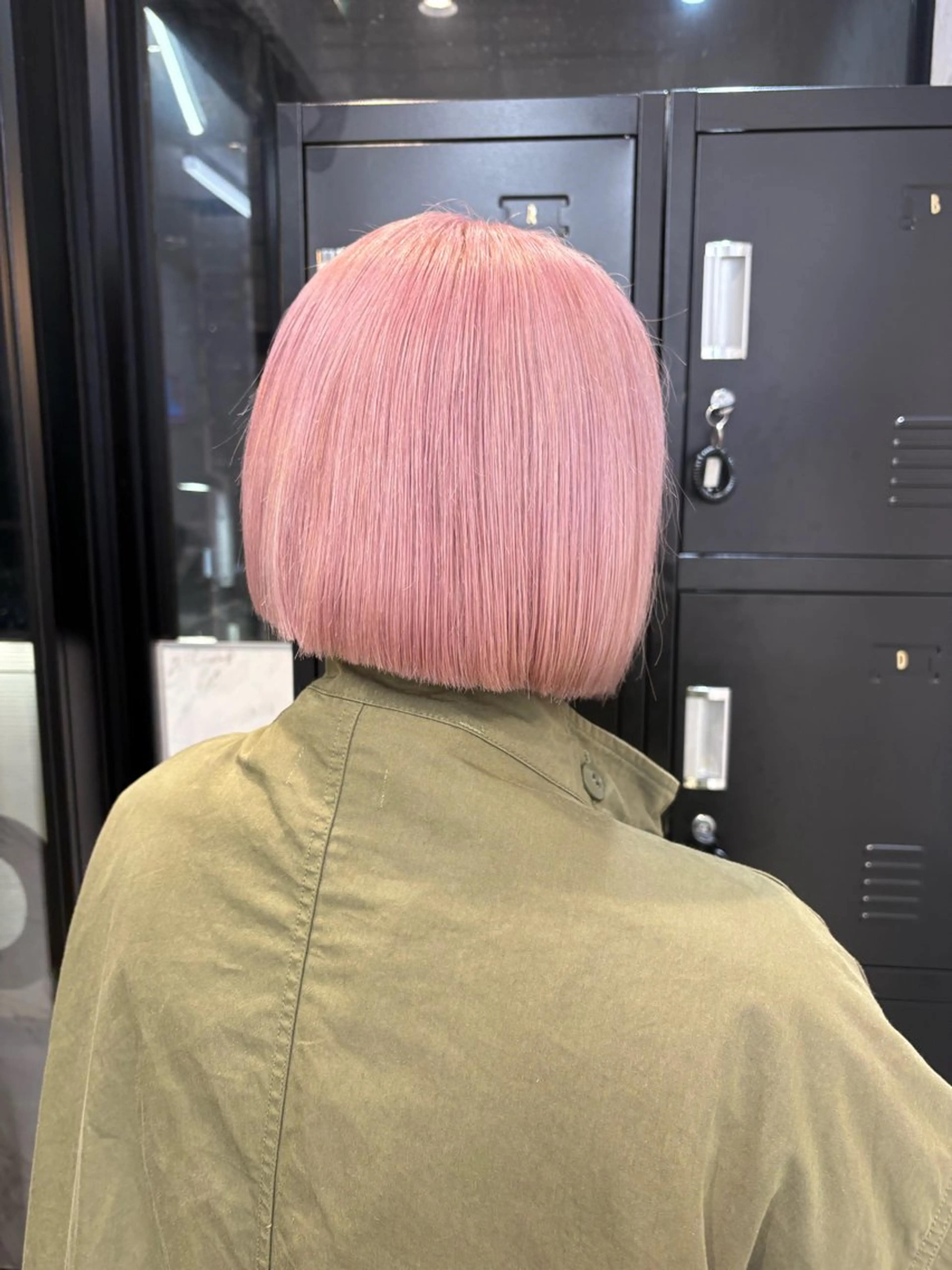 ショート カラー ピンクカラー hair salon dot. mooda 韓国風サロン 町田店所属・韓国風ヘア🎀🩶 /♡𝓝𝓸𝓪♡のヘアスタイル