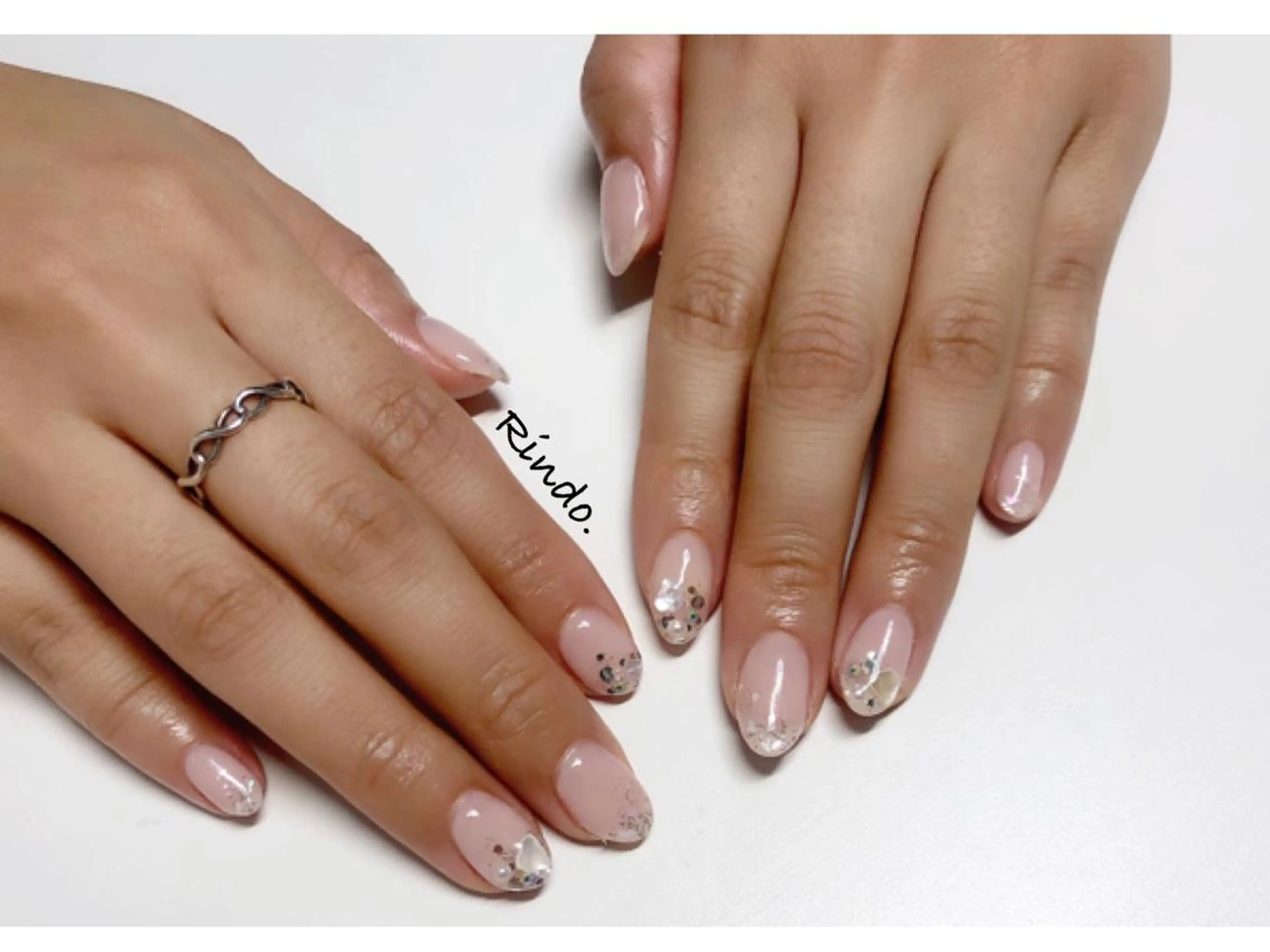 ネイル シンプルネイル ハンドネイル Rindo.ネイル ♡耳つぼジュエリーのその他イメージ