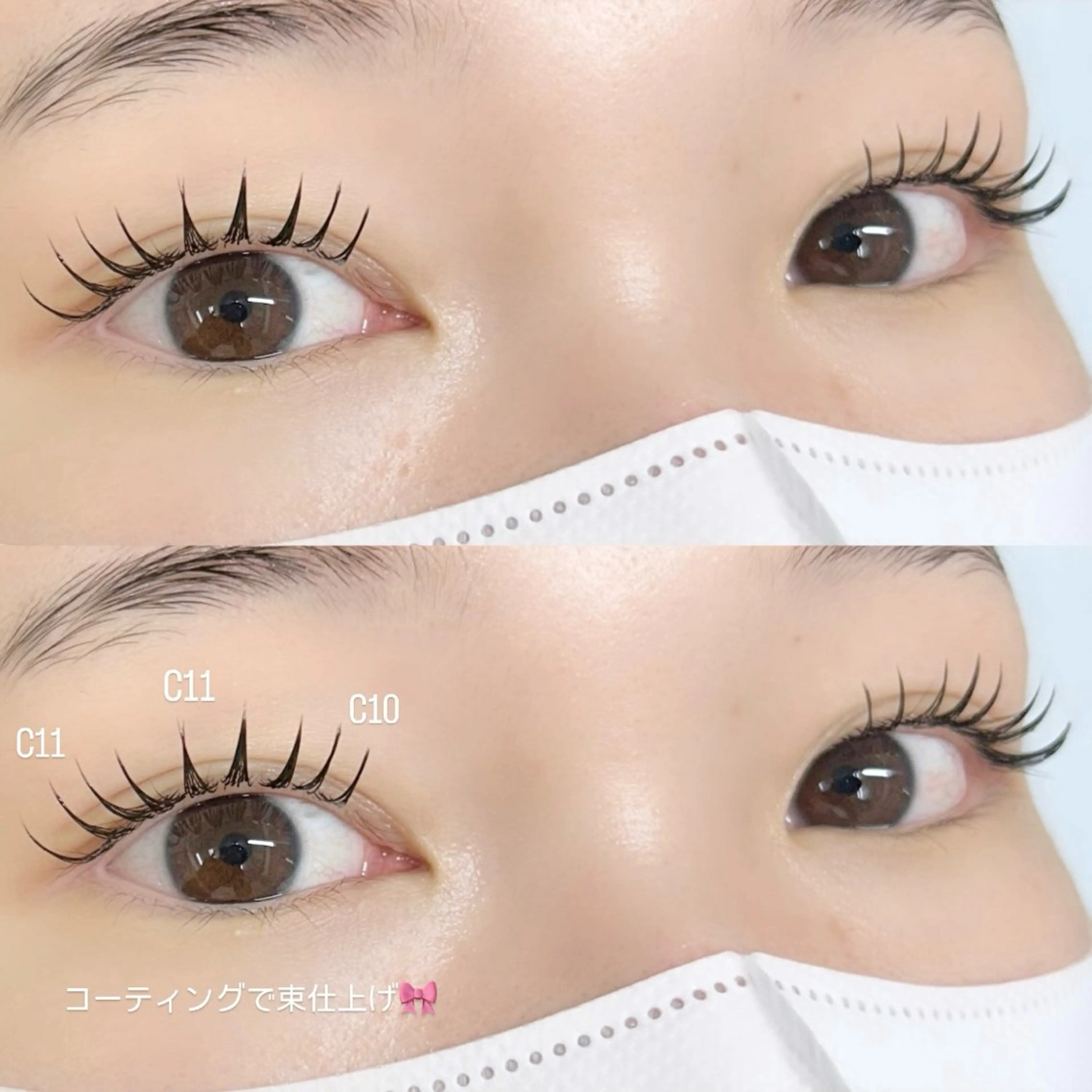 マツエク・マツパ フラットラッシュ マツエク Luna所属・YUKA 💫大阪福島のマツエク・マツパデザイン