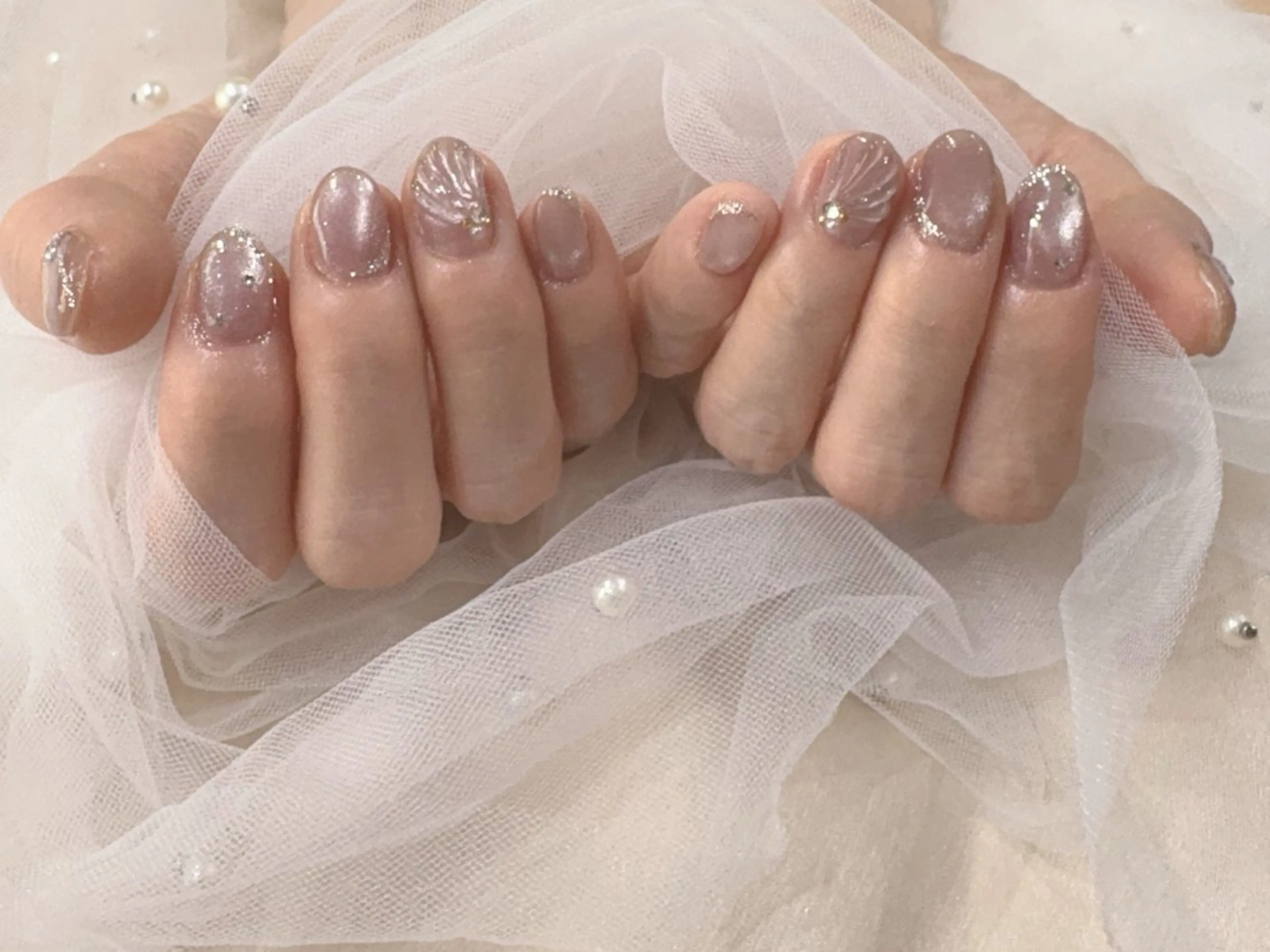 ショート ハンドネイル Nail  R💫 naoのネイルデザイン