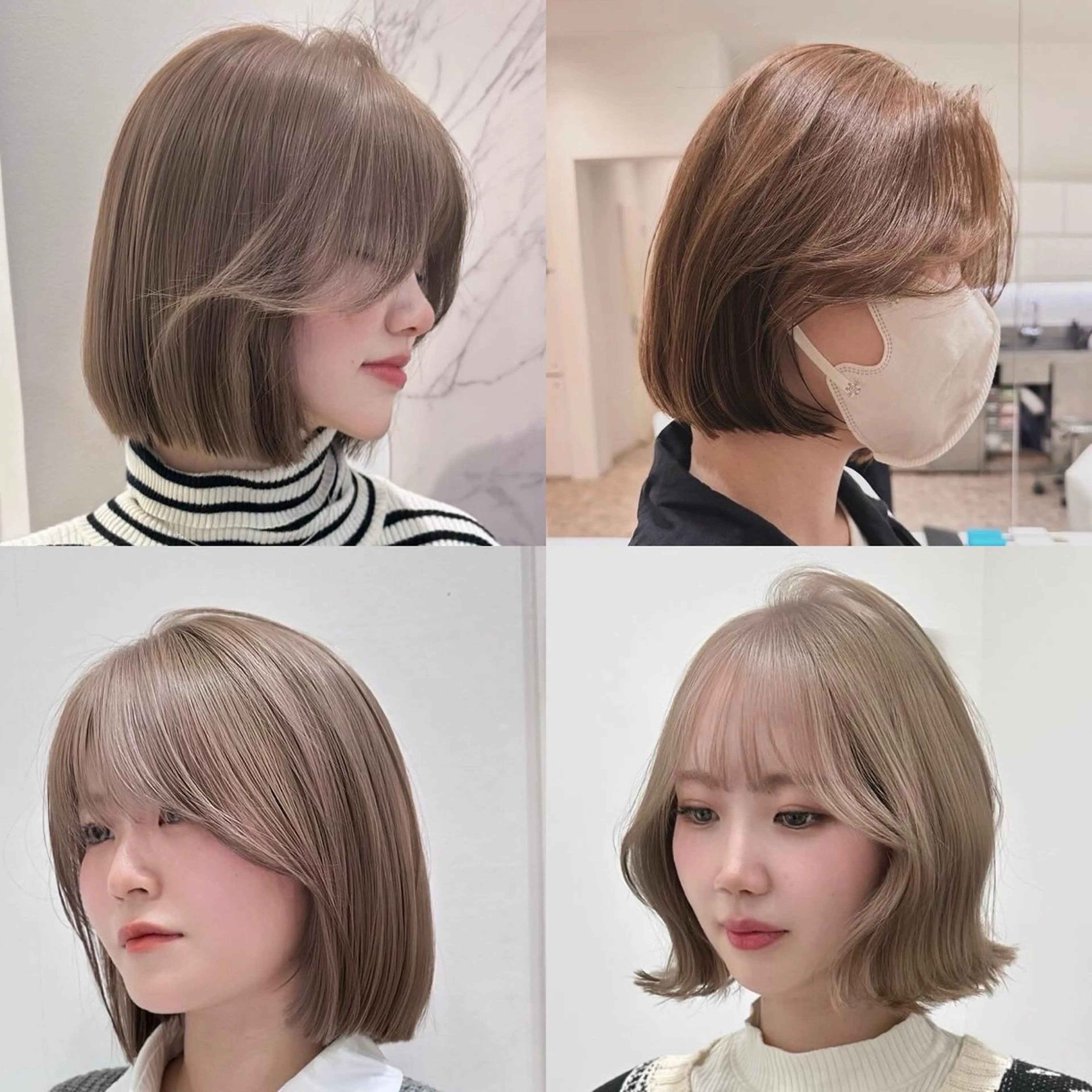 セミロング カラー ヘアアレンジ メンズ ヘアカラー トリートメント 🌿レイヤー/ブリー チ/🌿‬JINのヘアスタイル