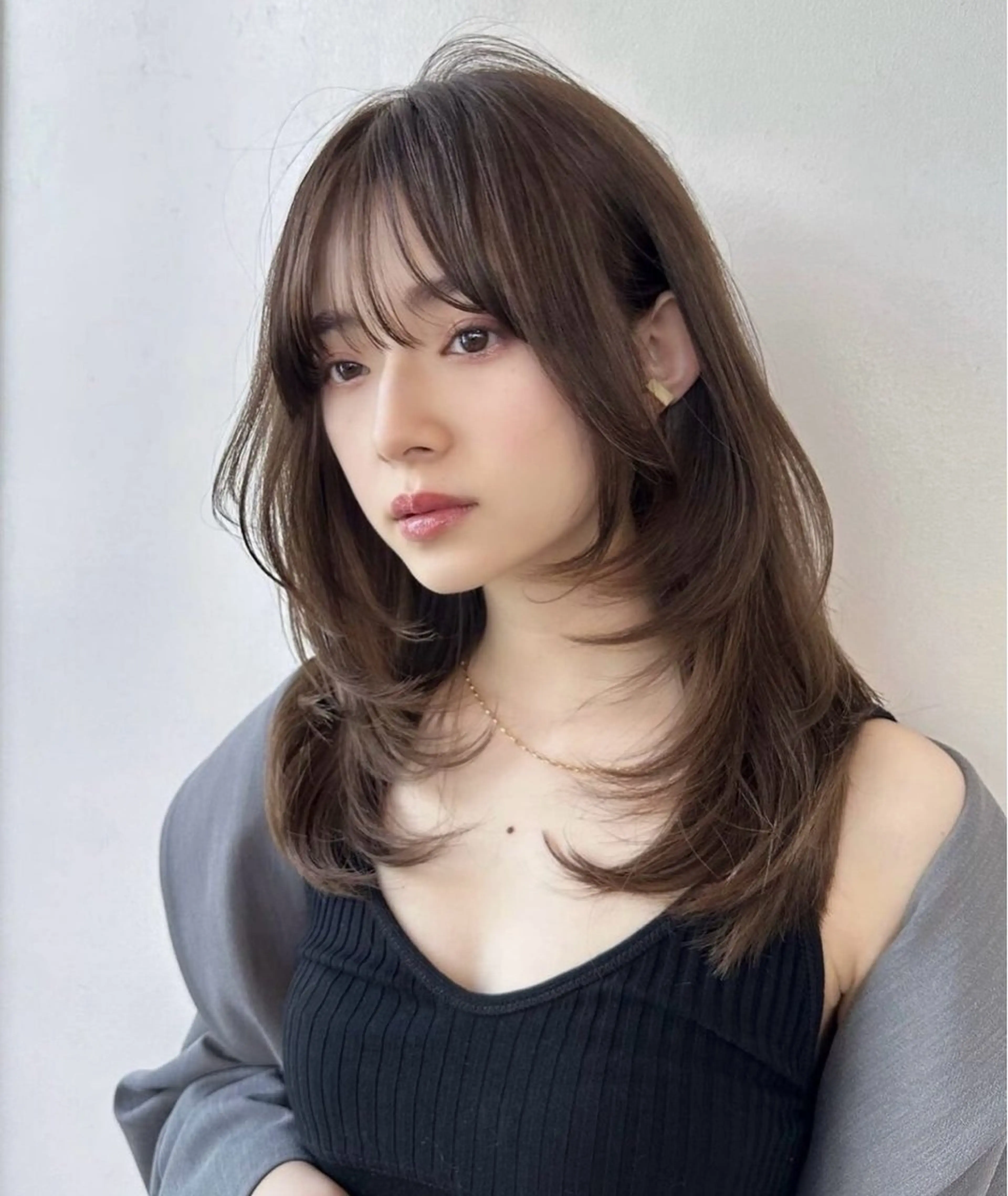 ロング knot by belle所属・明津 桜空のヘアスタイル