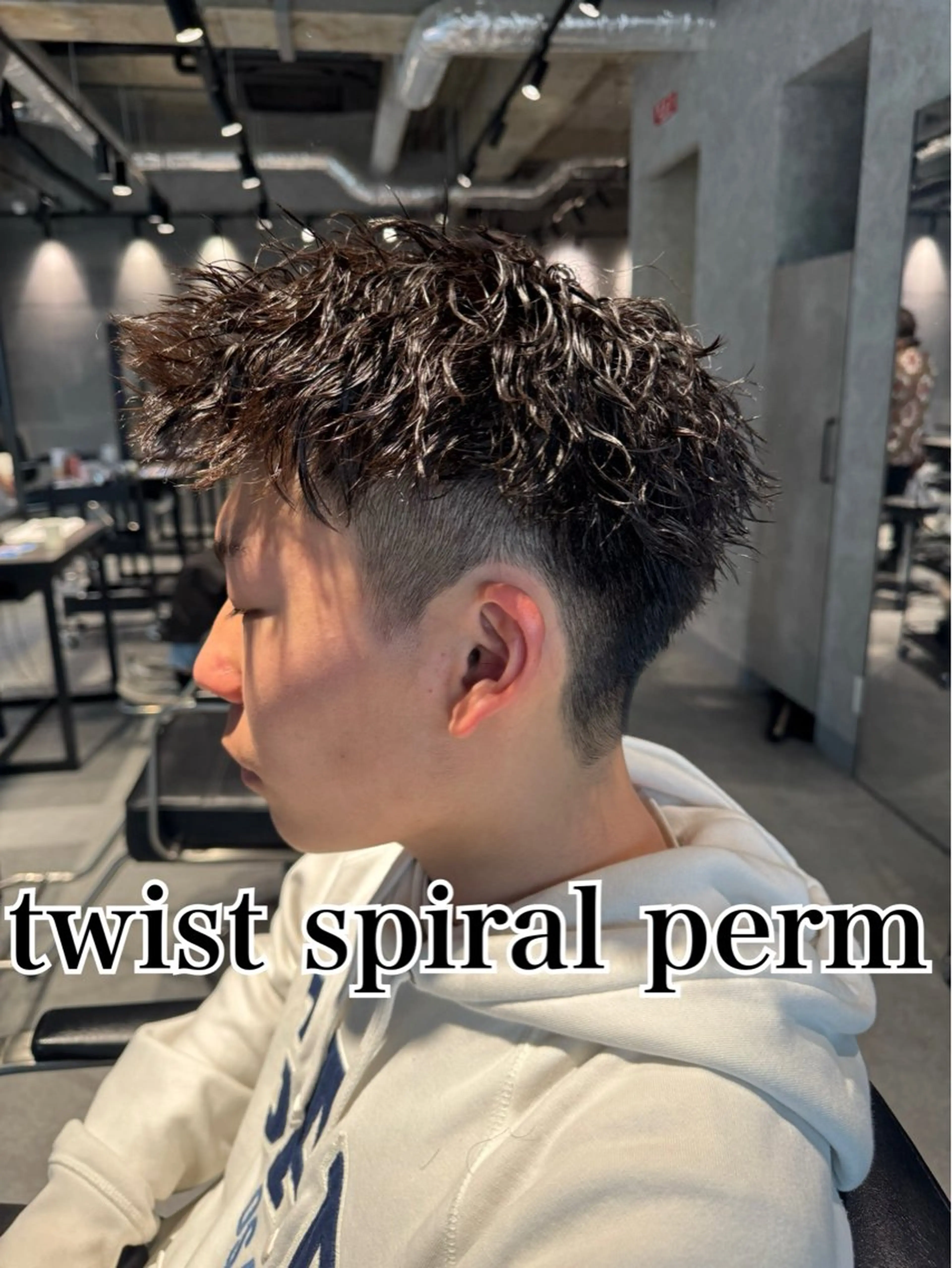 ショート Mens  Salon stud.所属・川畑 大地/波巻きパーマのヘアスタイル