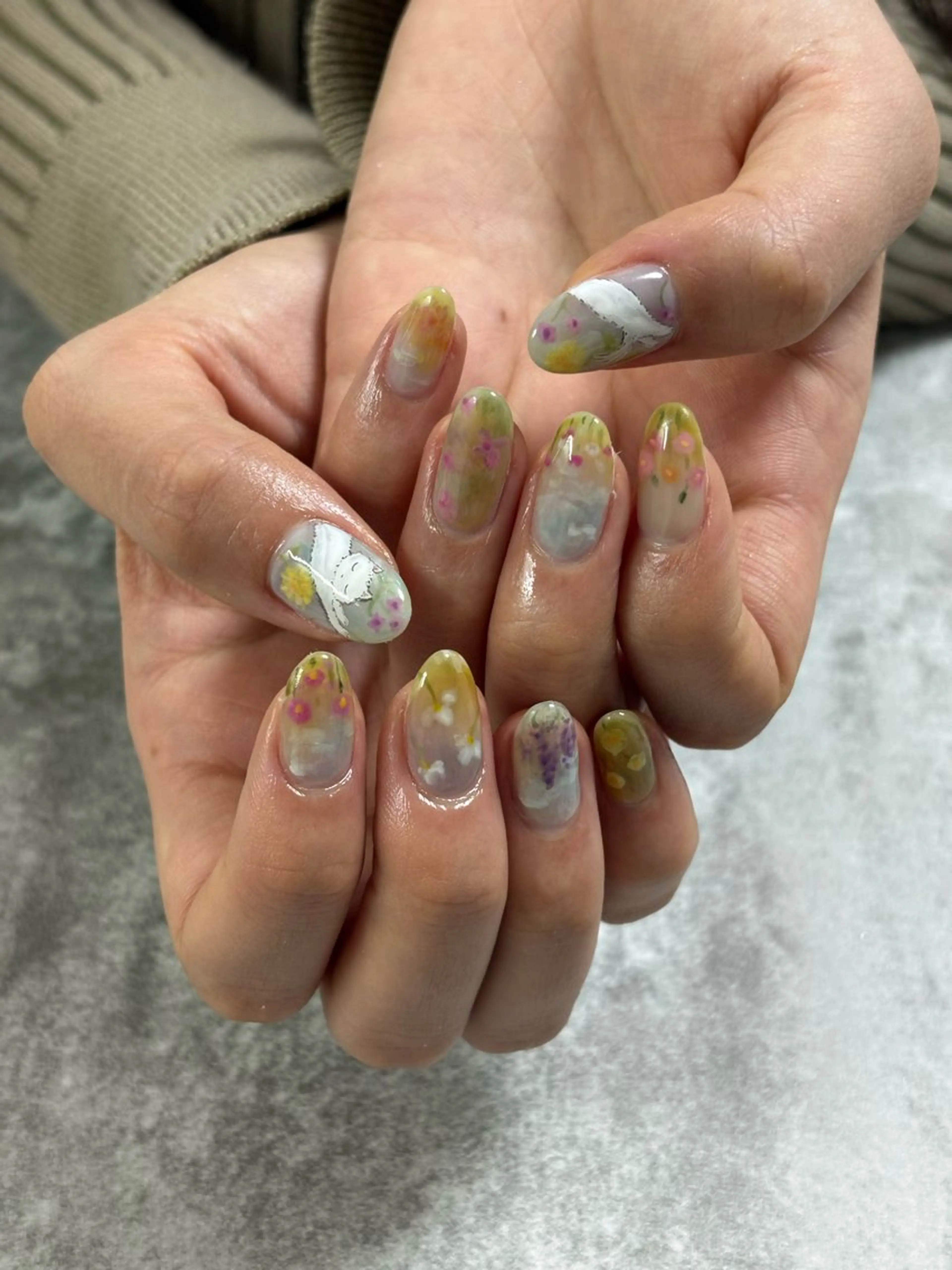 ネイル ハンドネイル FIORITURA Maikoのネイルデザイン