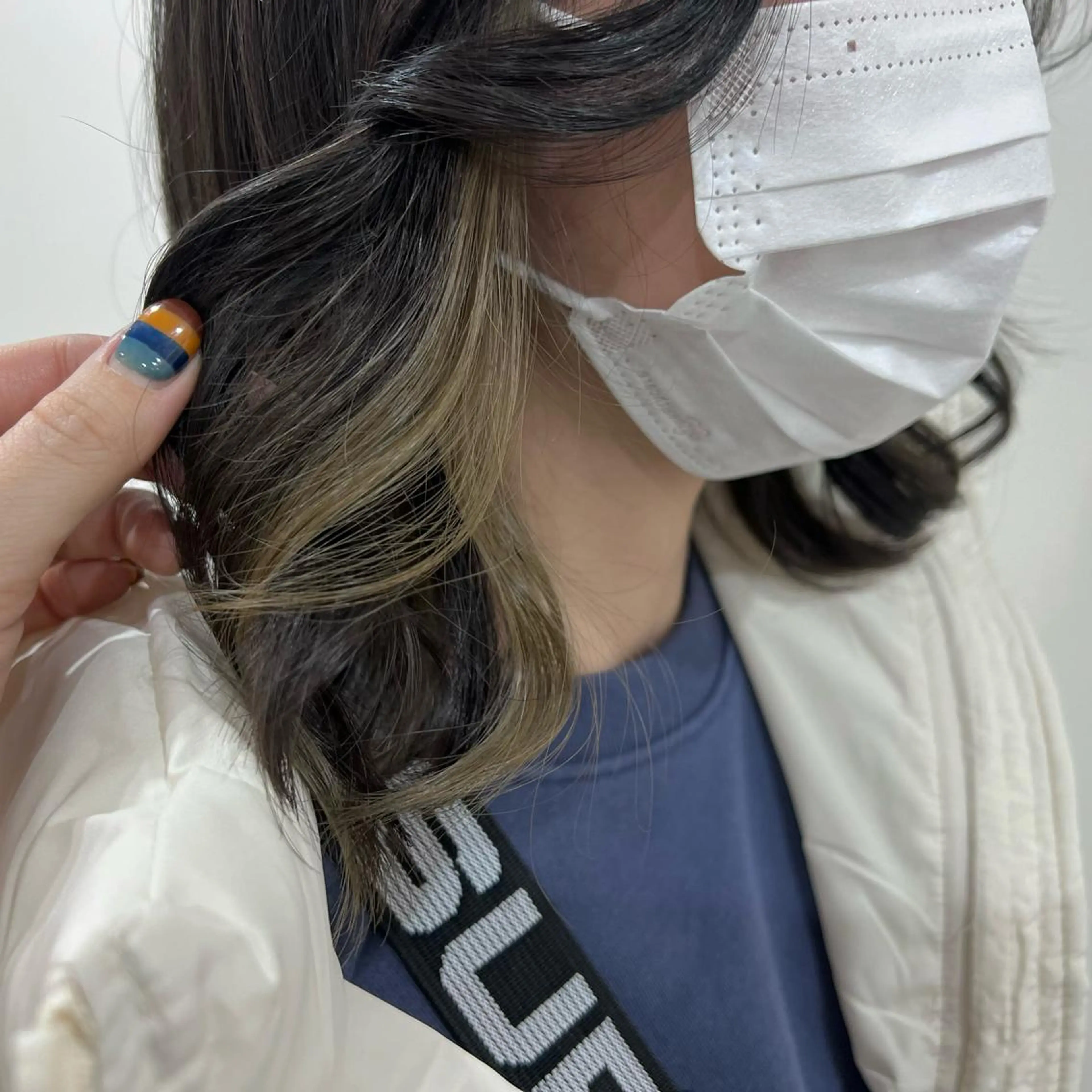 ミディアム カラー マンツーマン女性 美容師 奏のヘアスタイル