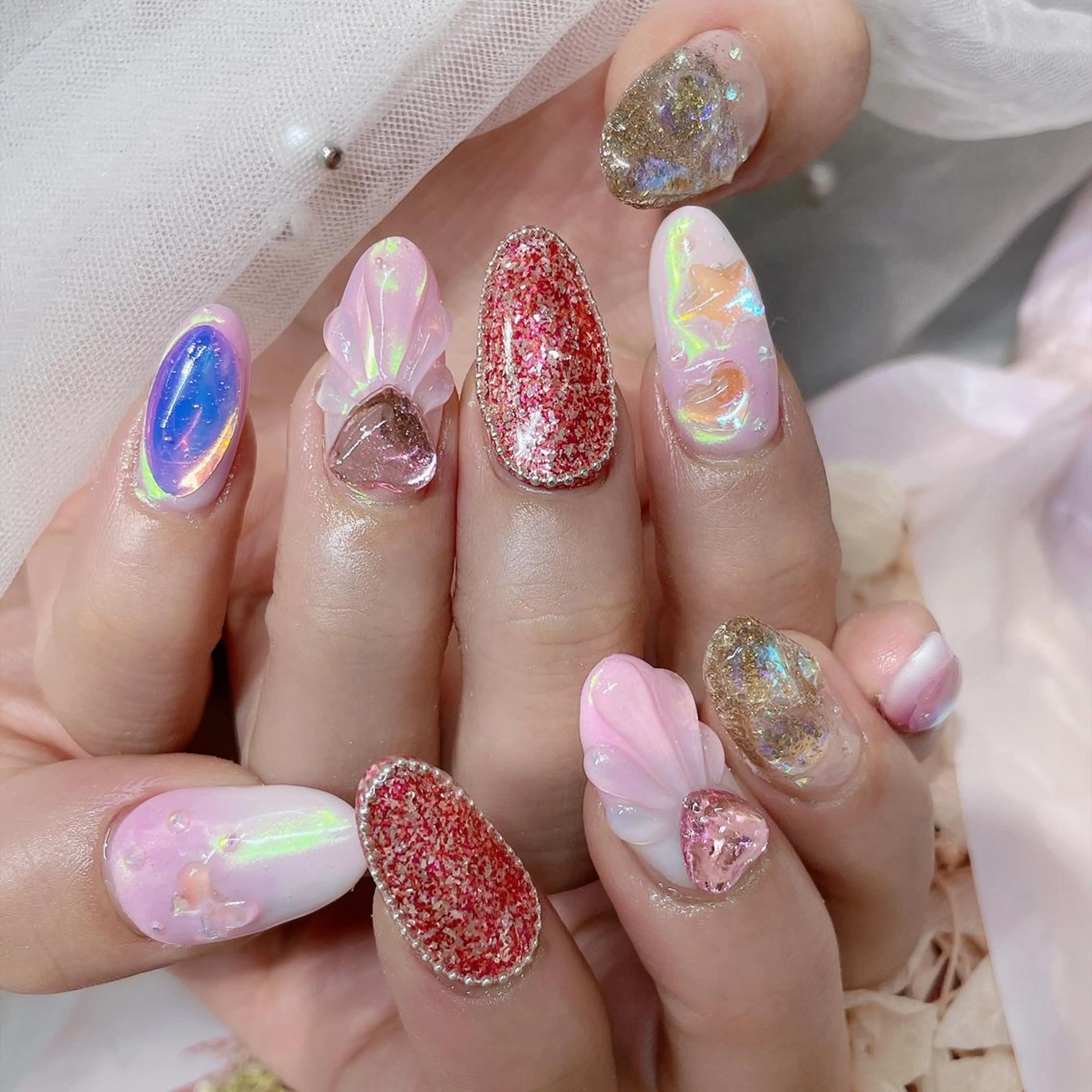 ネイル 長さだし専門店 M2　rikaのネイルデザイン