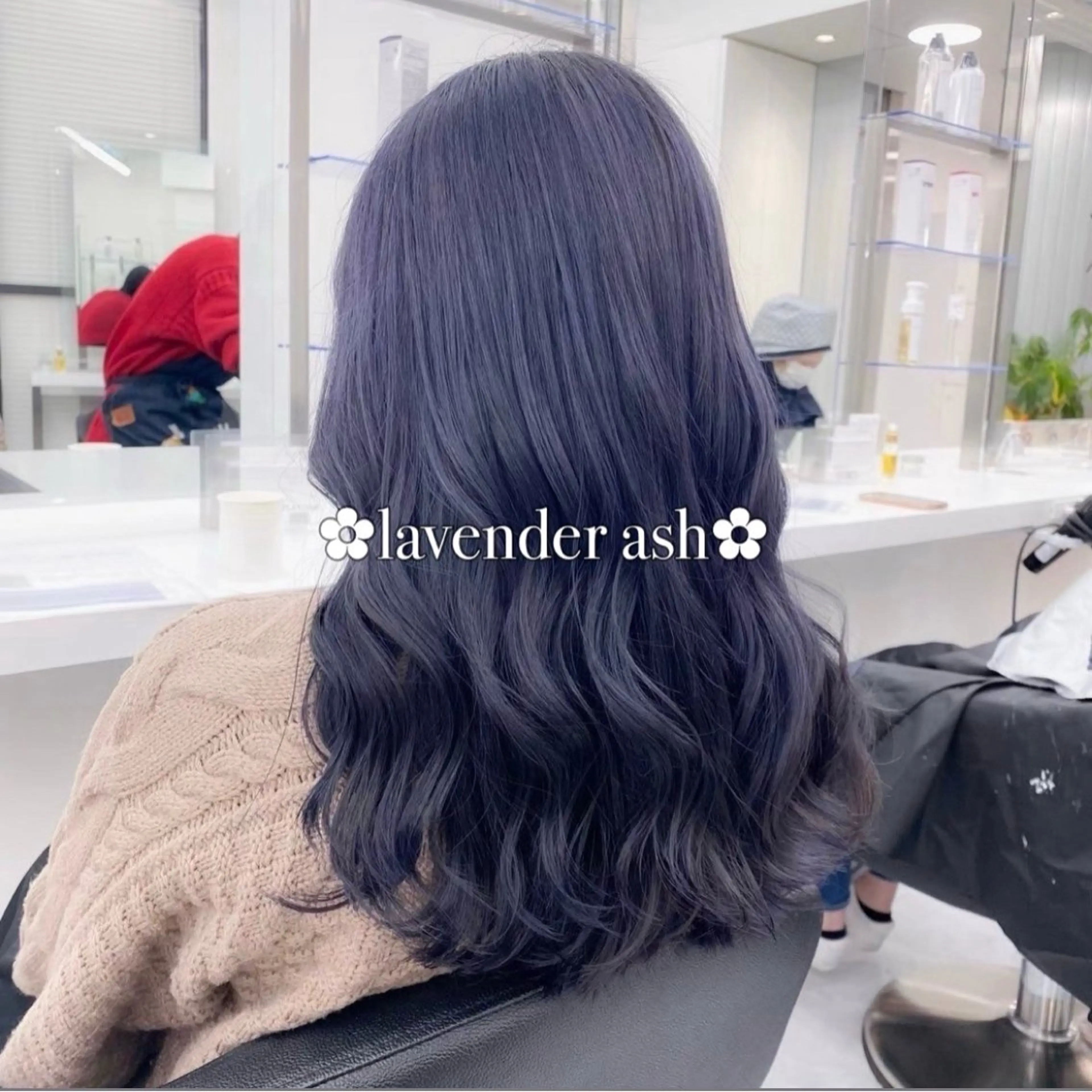 ロング カラー ヘアカラー トリートメント tomoka /寒色/髪質改善🎀のヘアスタイル